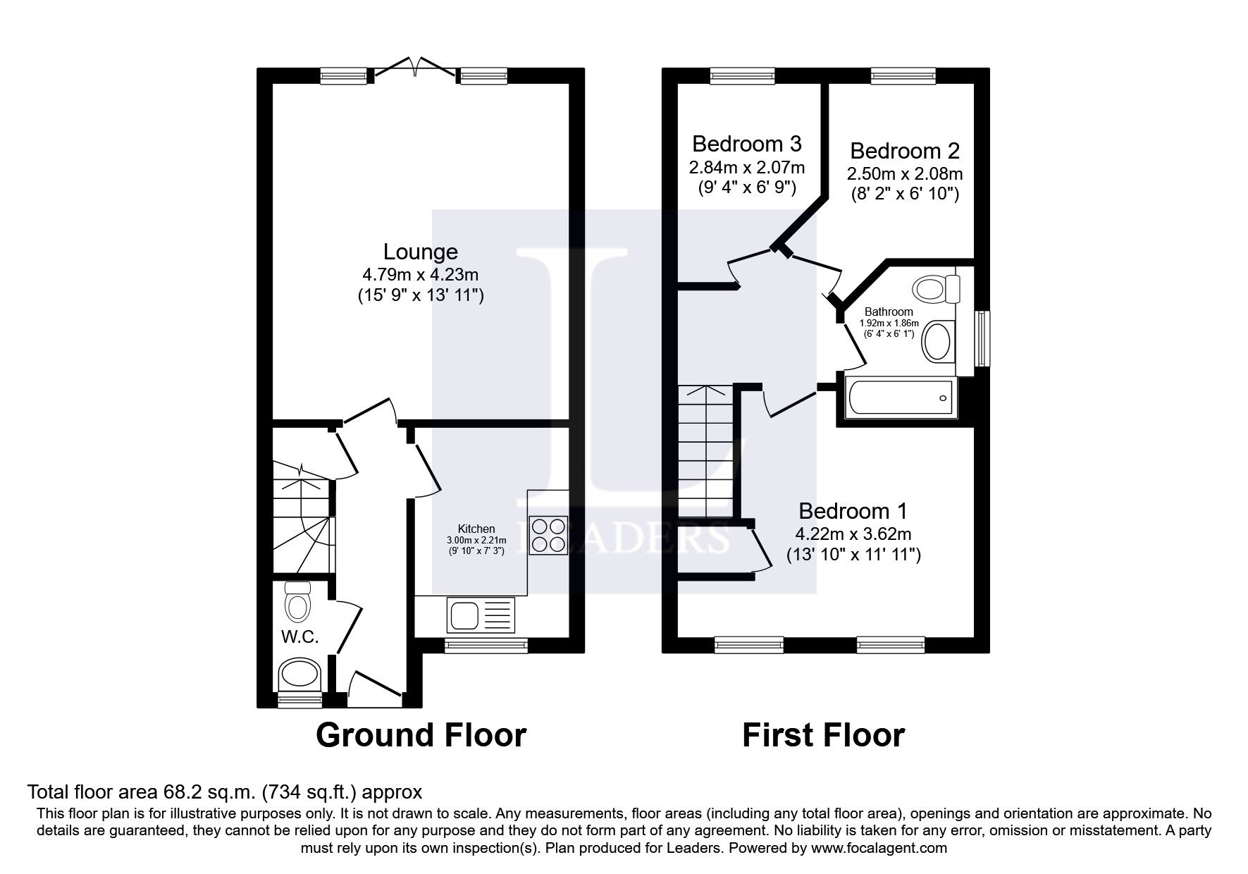 3 bed town house to rent in Kings Walk, Berry Hill, Mansfield NG18 Zoopla