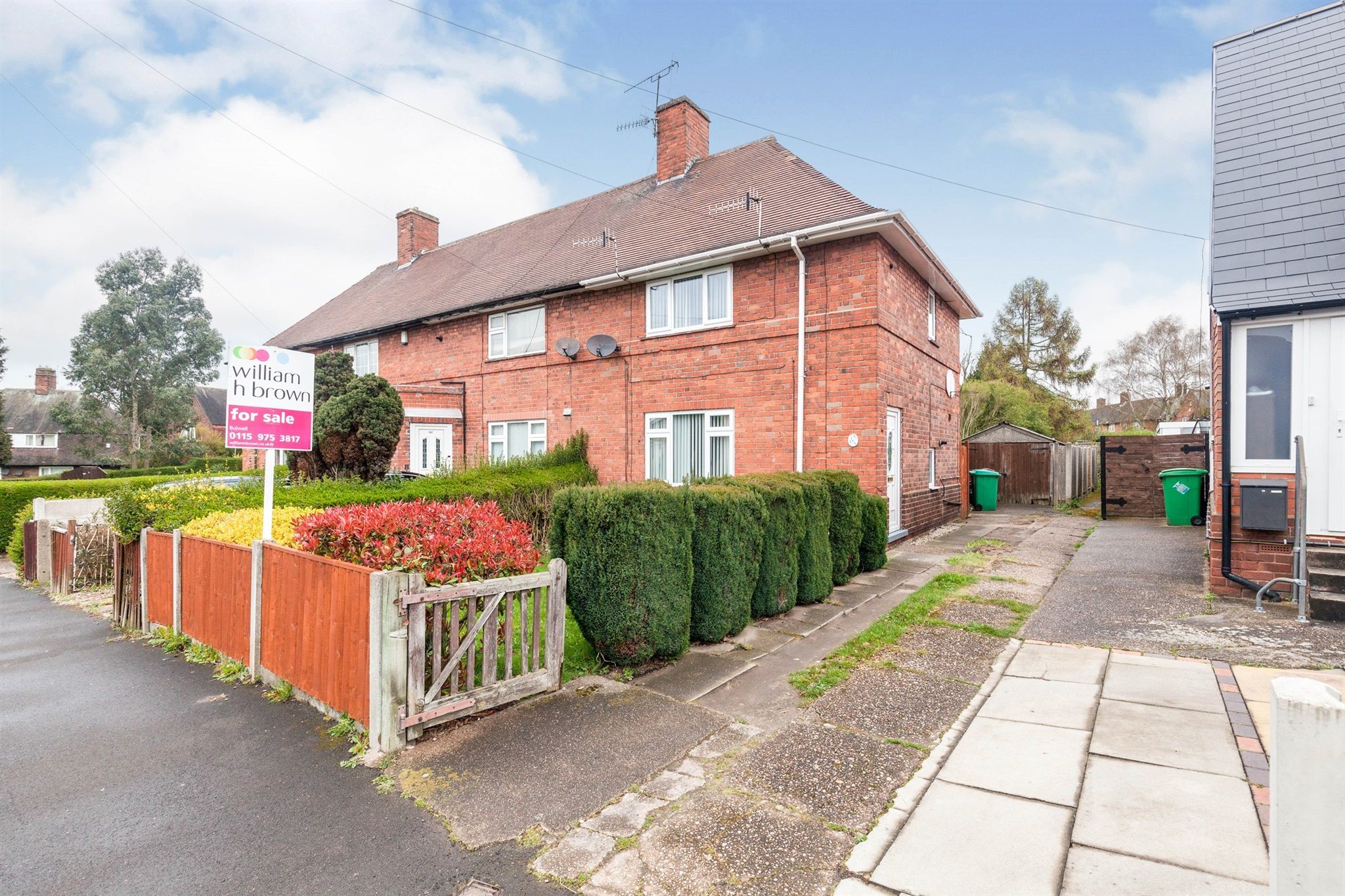 2 bed semidetached house for sale in Kersall Drive, Bulwell