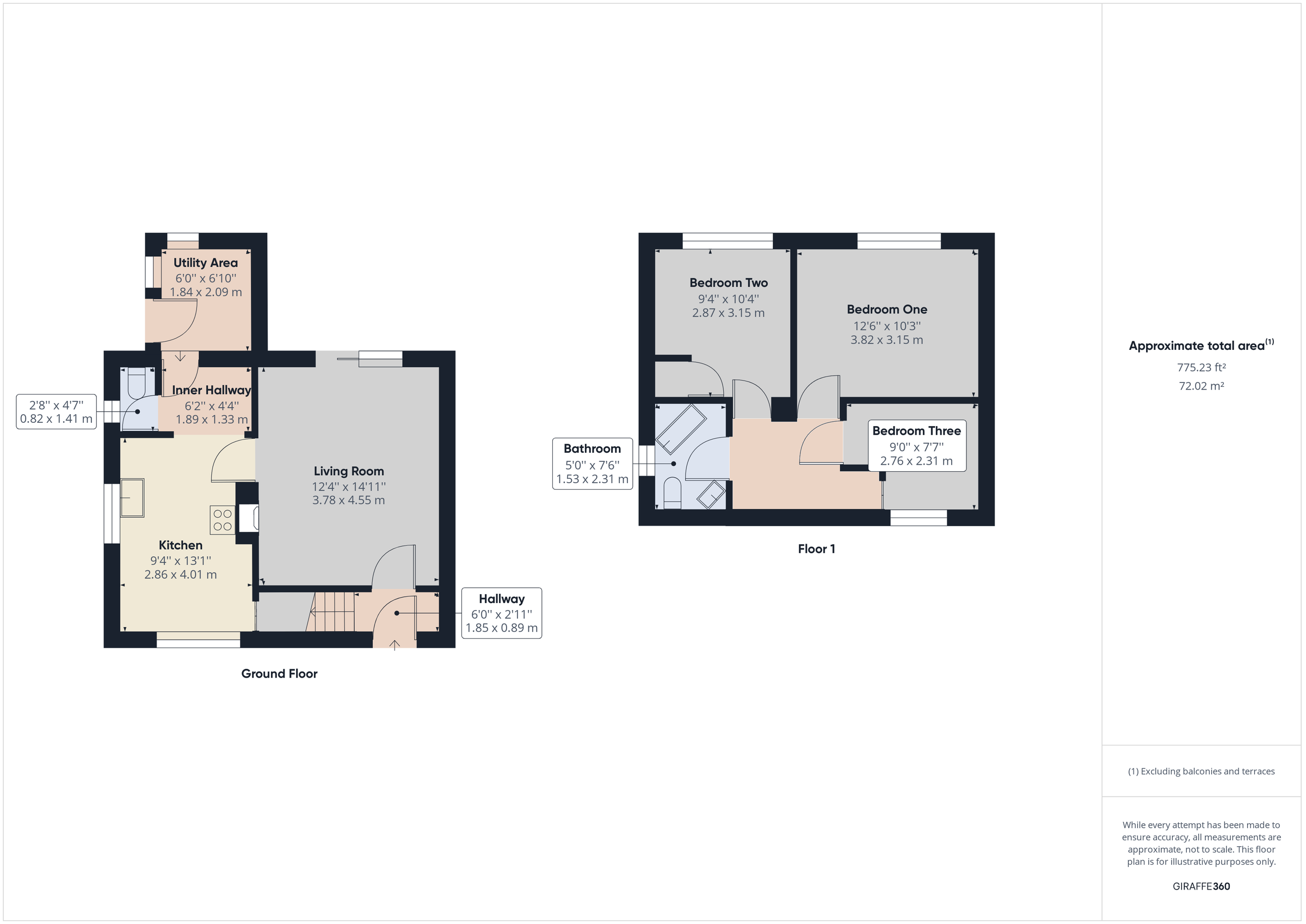 3 bed semidetached house for sale in Papworth Road, Graveley, St