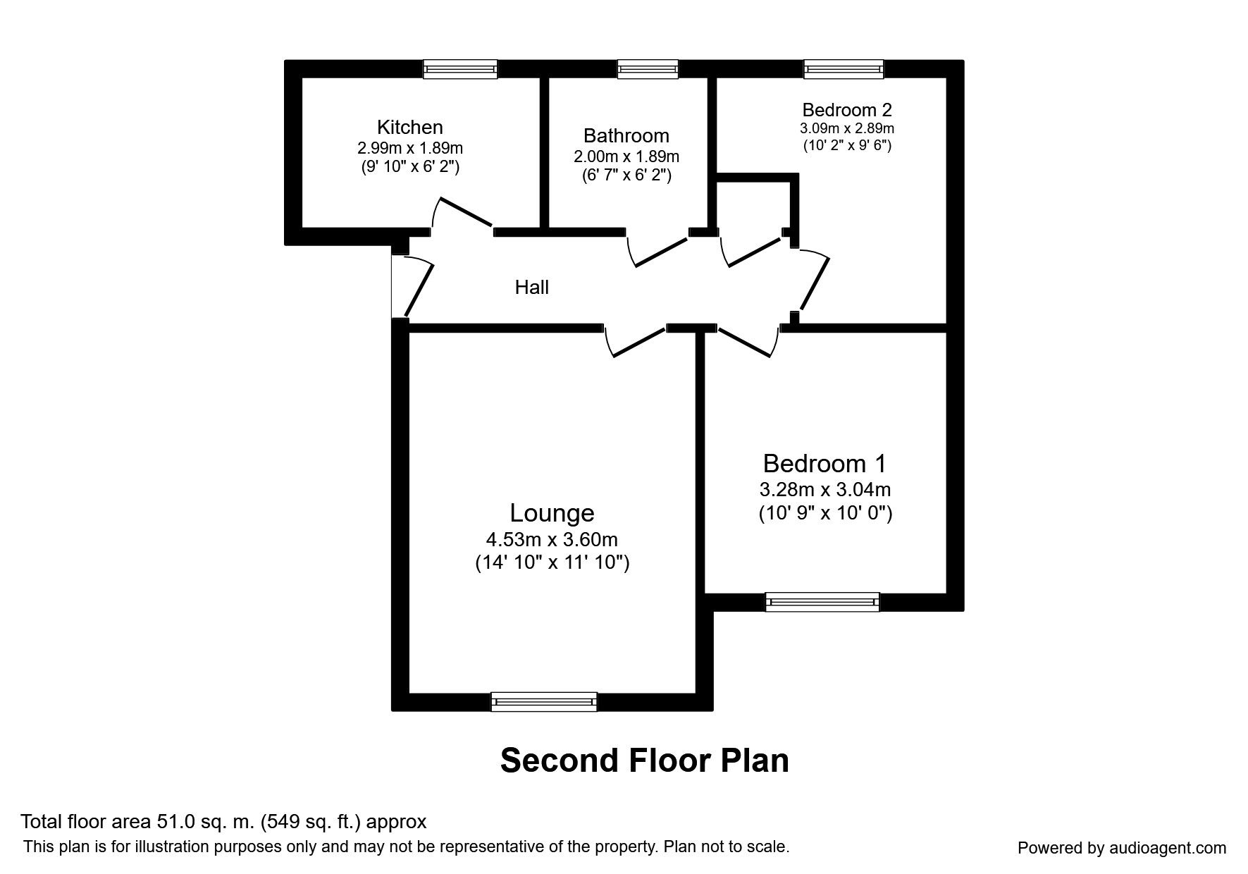 2 bed flat to rent in Fawn Crescent, Hedge End, Southampton SO30 Zoopla