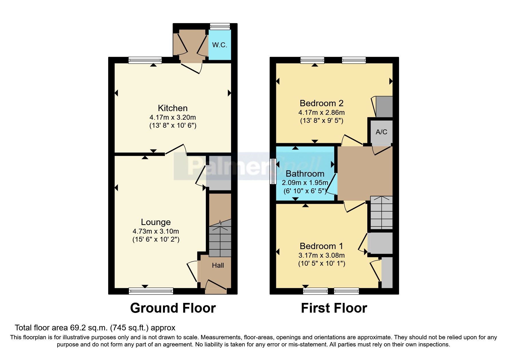 2 bed semidetached house for sale in Silver Birch Close, Branksome