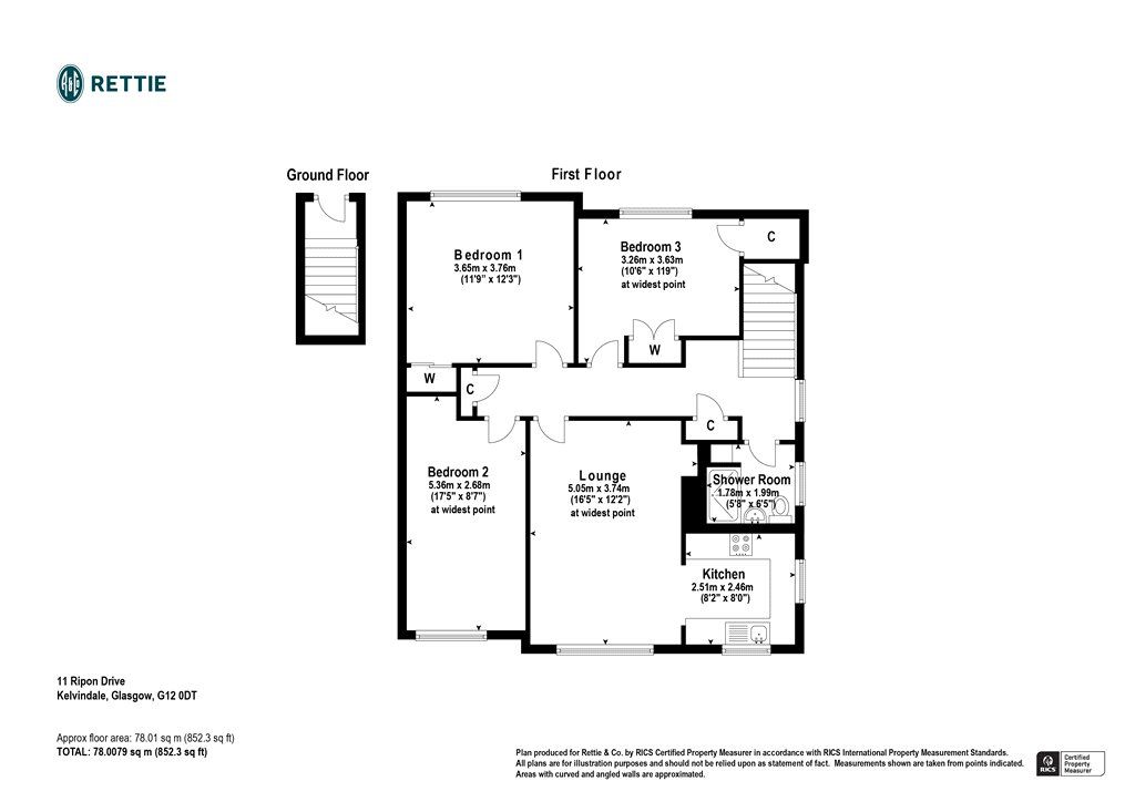 3 bed flat for sale in Ripon Drive, Kelvindale, Glasgow G12 Zoopla