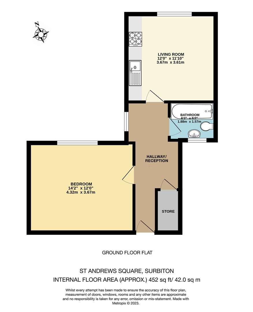 1 bed flat for sale in St. Andrews Square, Surbiton KT6 Zoopla