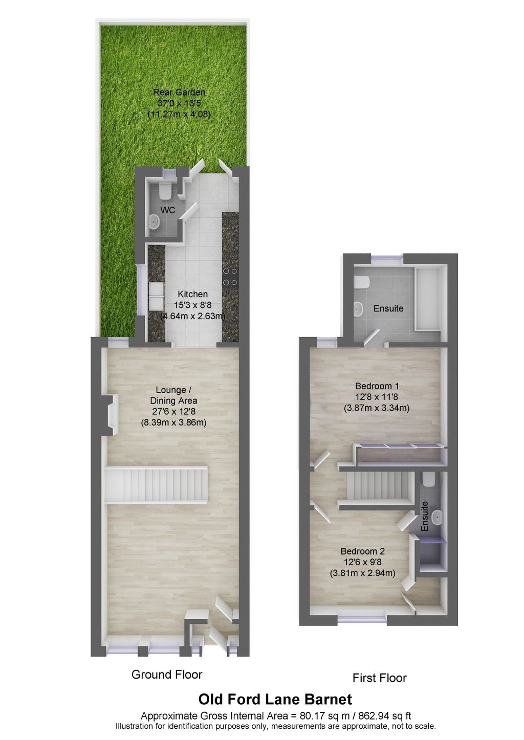 2 bed terraced house for sale in Old Fold Lane, EN5 Zoopla