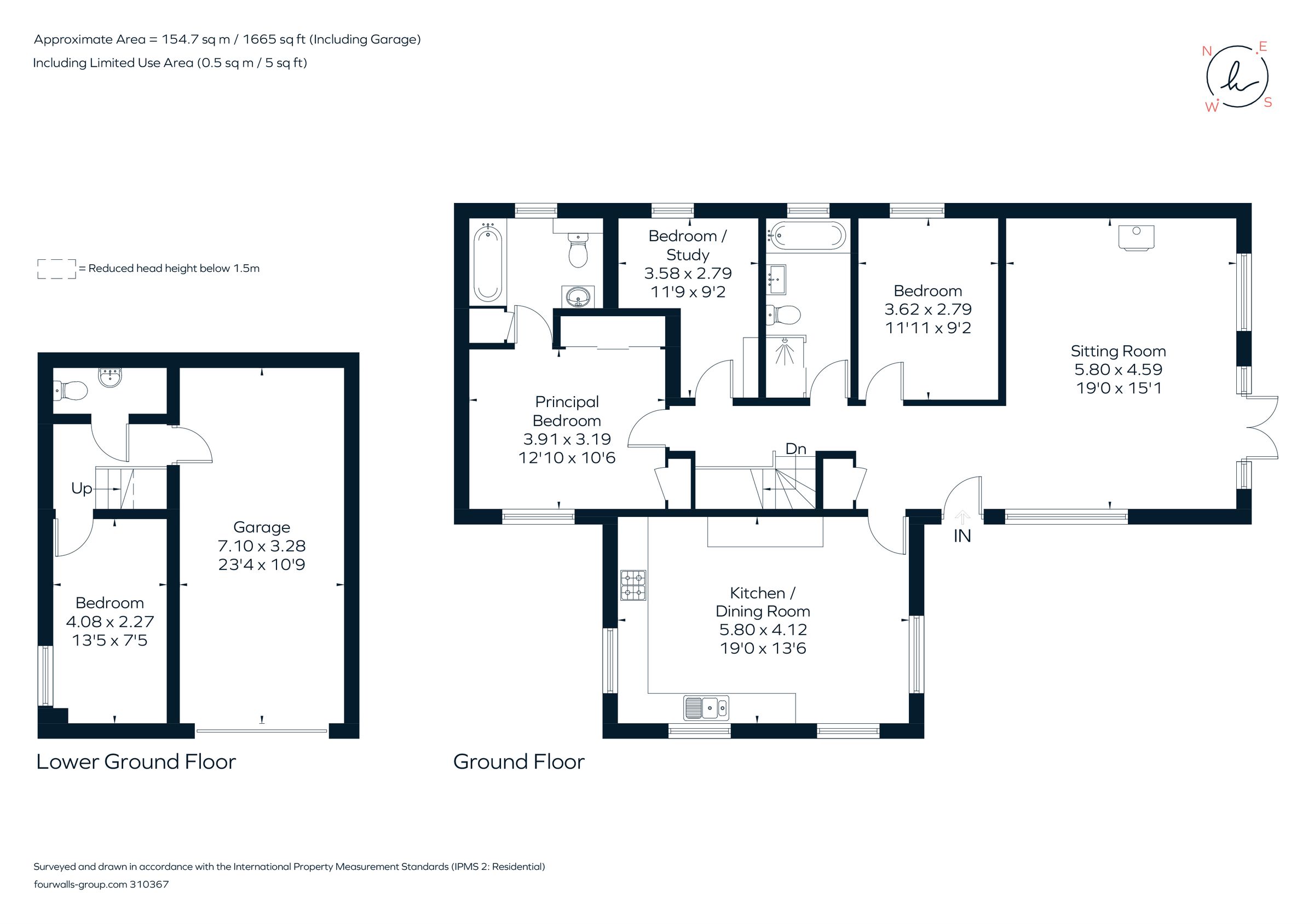 4 bed detached house for sale in Rose Hill, Ticehurst, East Sussex TN5