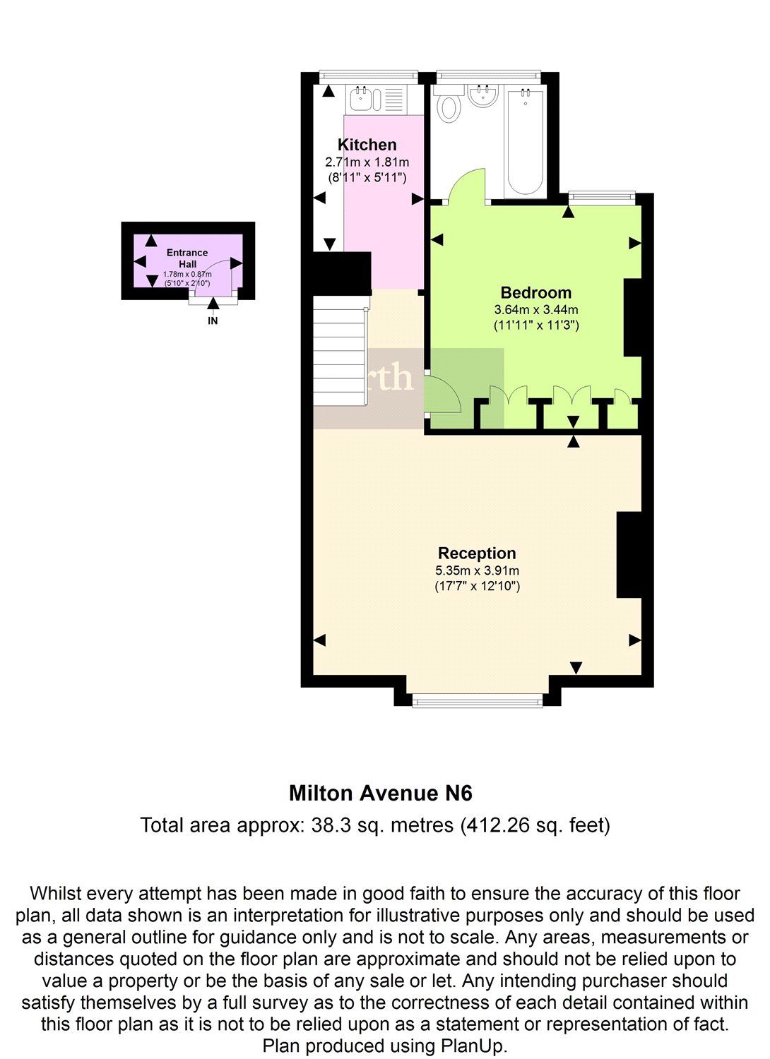 1 bed flat to rent in Milton Avenue, Highgate, London N6 Zoopla