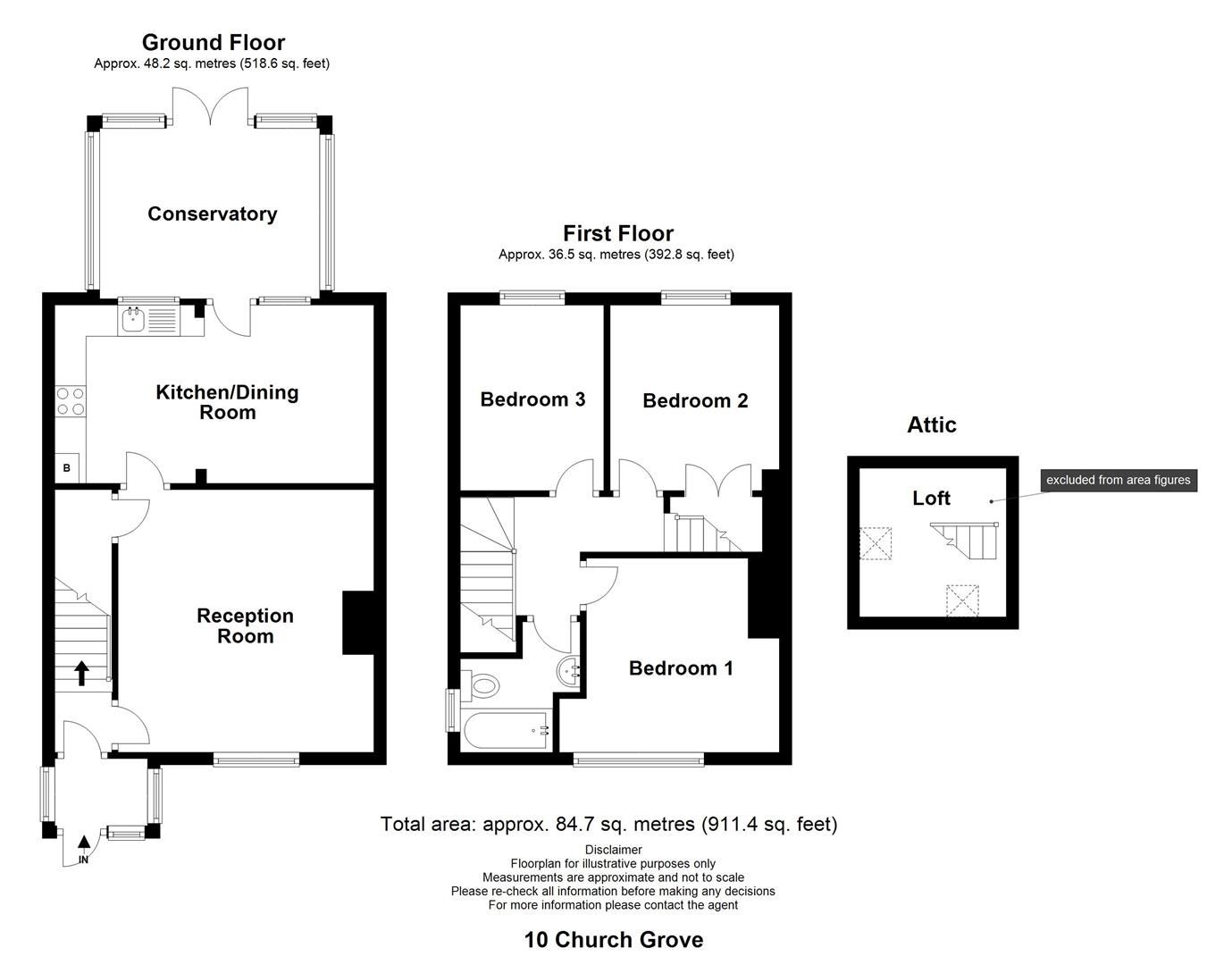 3 bed semidetached house for sale in Church Grove, Billesley