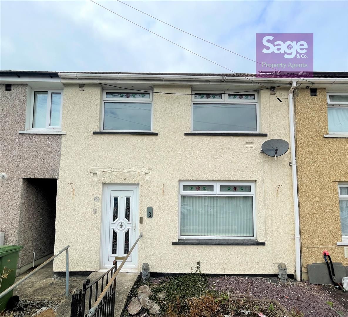 3 bed terraced house for sale in Ty Isaf Park Crescent, Risca, Newport