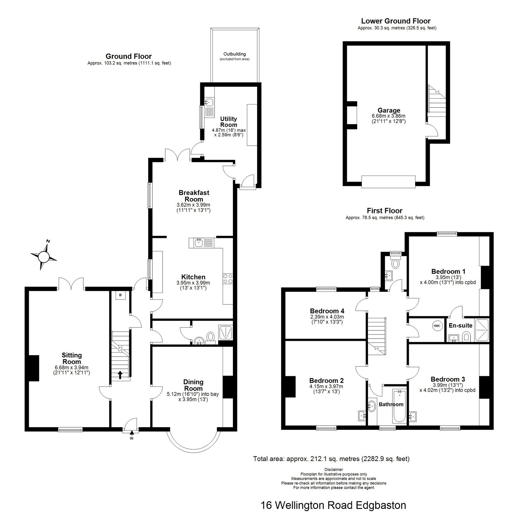 4 bed semidetached house for sale in Wellington Road, Edgbaston