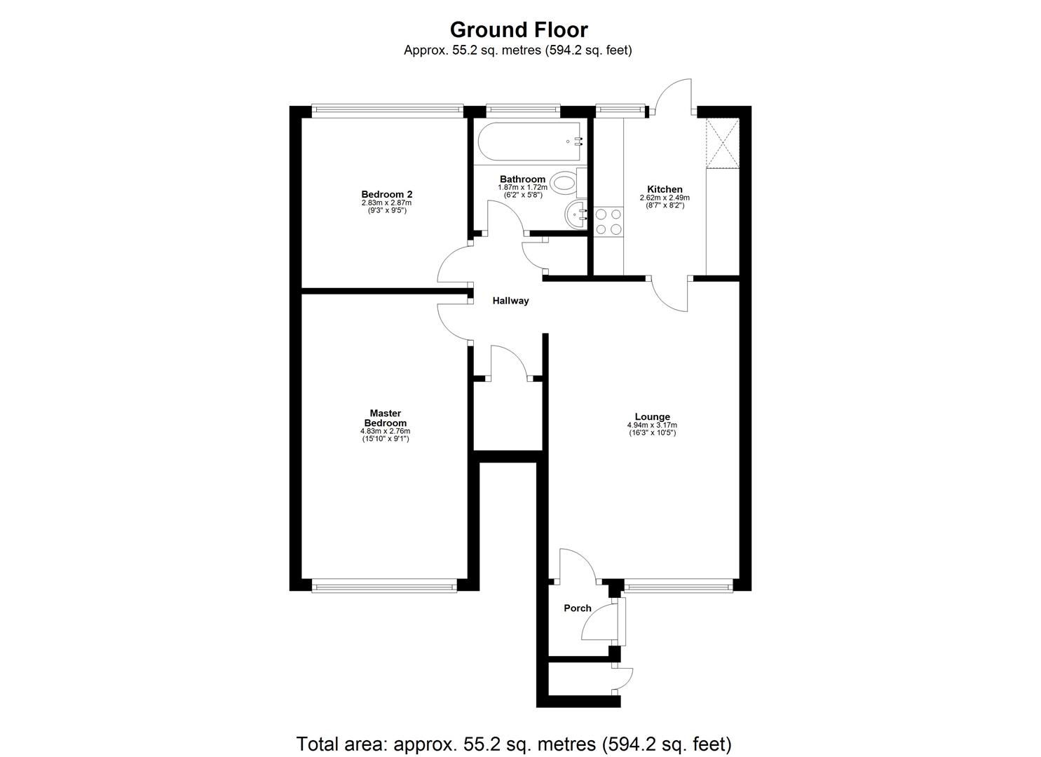 2 bed flat for sale in Redbridge, Stantonbury, Milton Keynes MK14 Zoopla