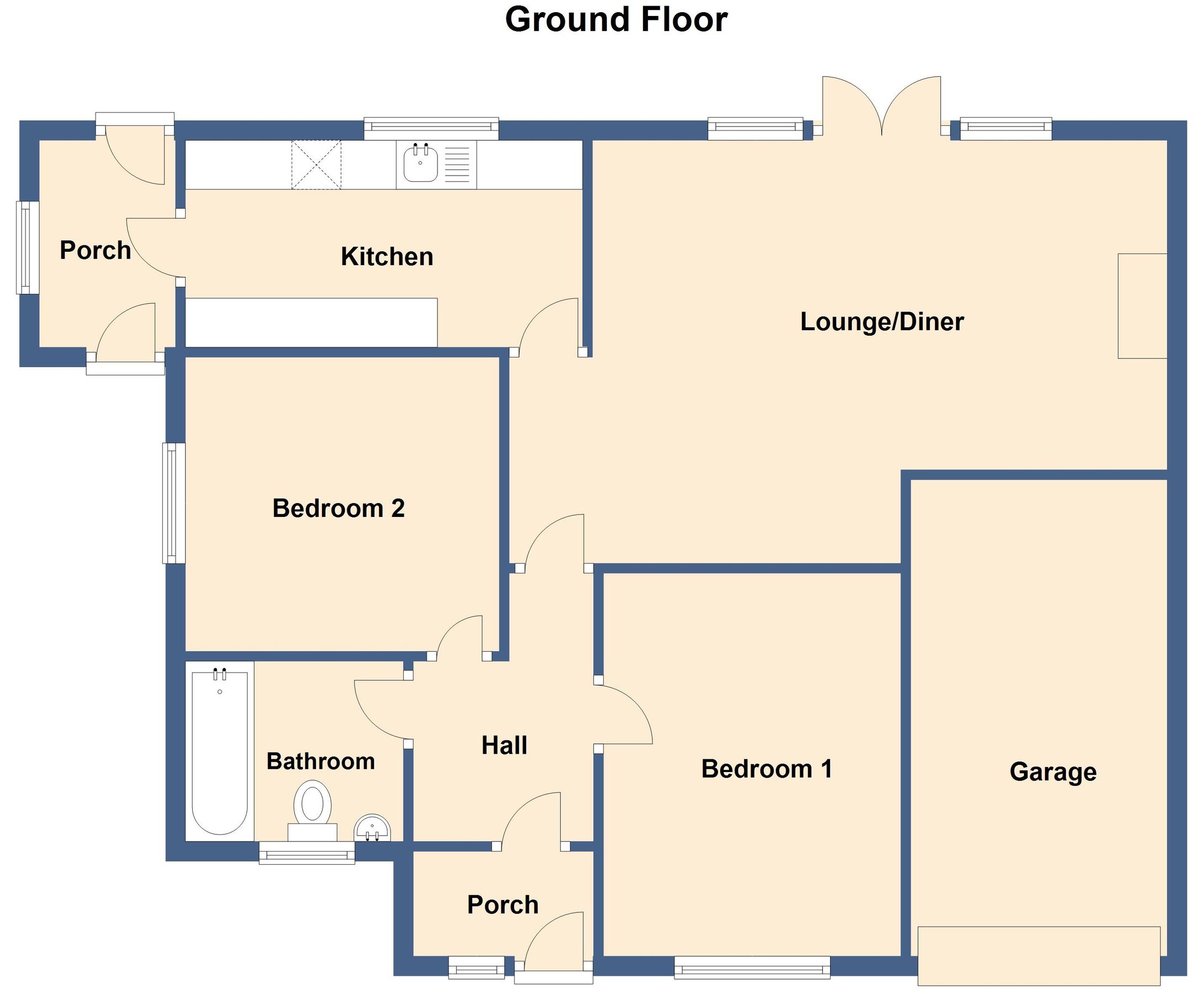 2 bed semidetached bungalow for sale in Whitecross Avenue, Shanklin