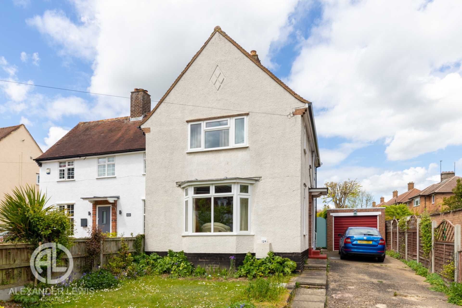 3 bed semi-detached house for sale in Icknield Way, Letchworth Garden ...