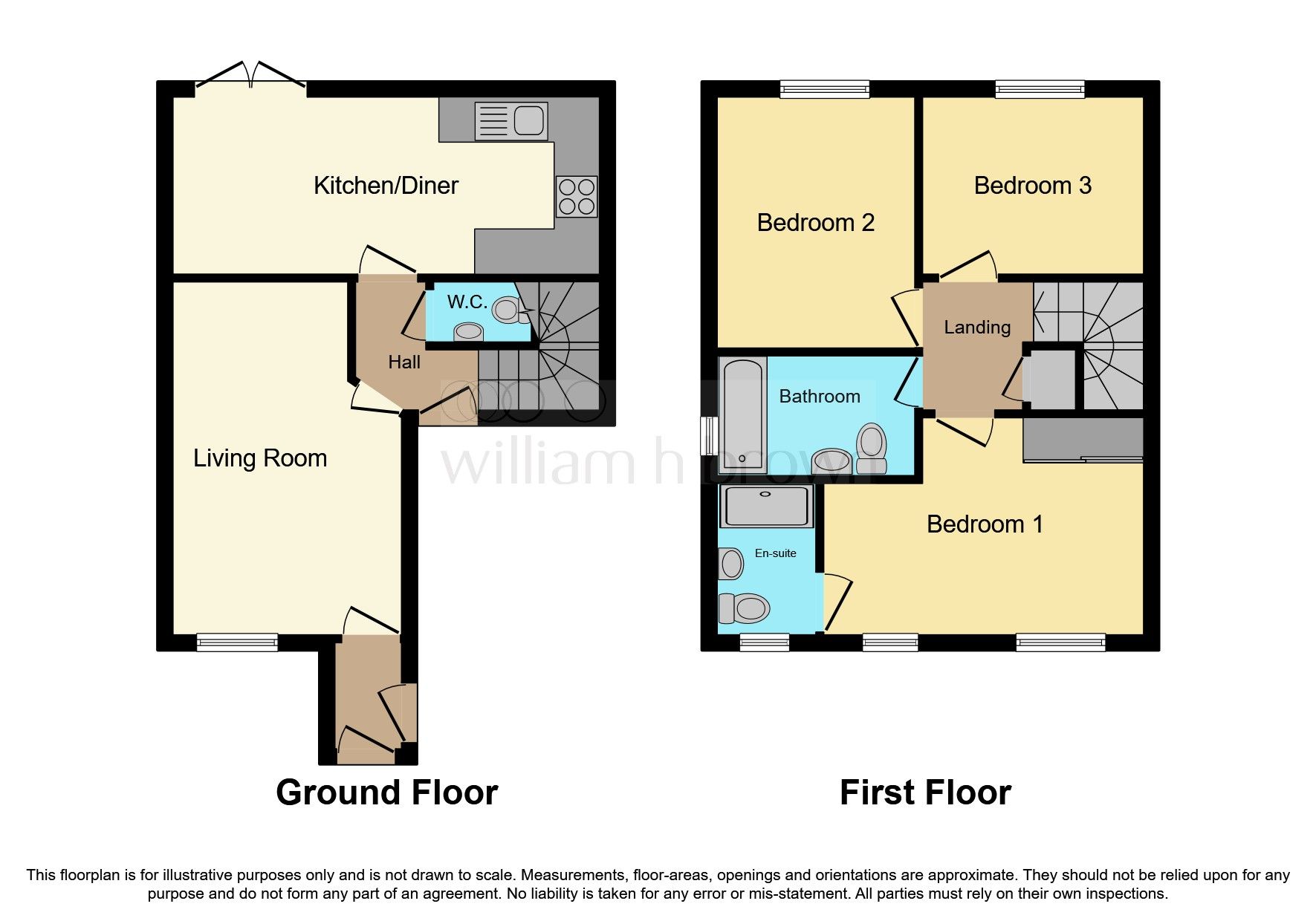 3 bed semidetached house for sale in Hitcham Road, Framlingham