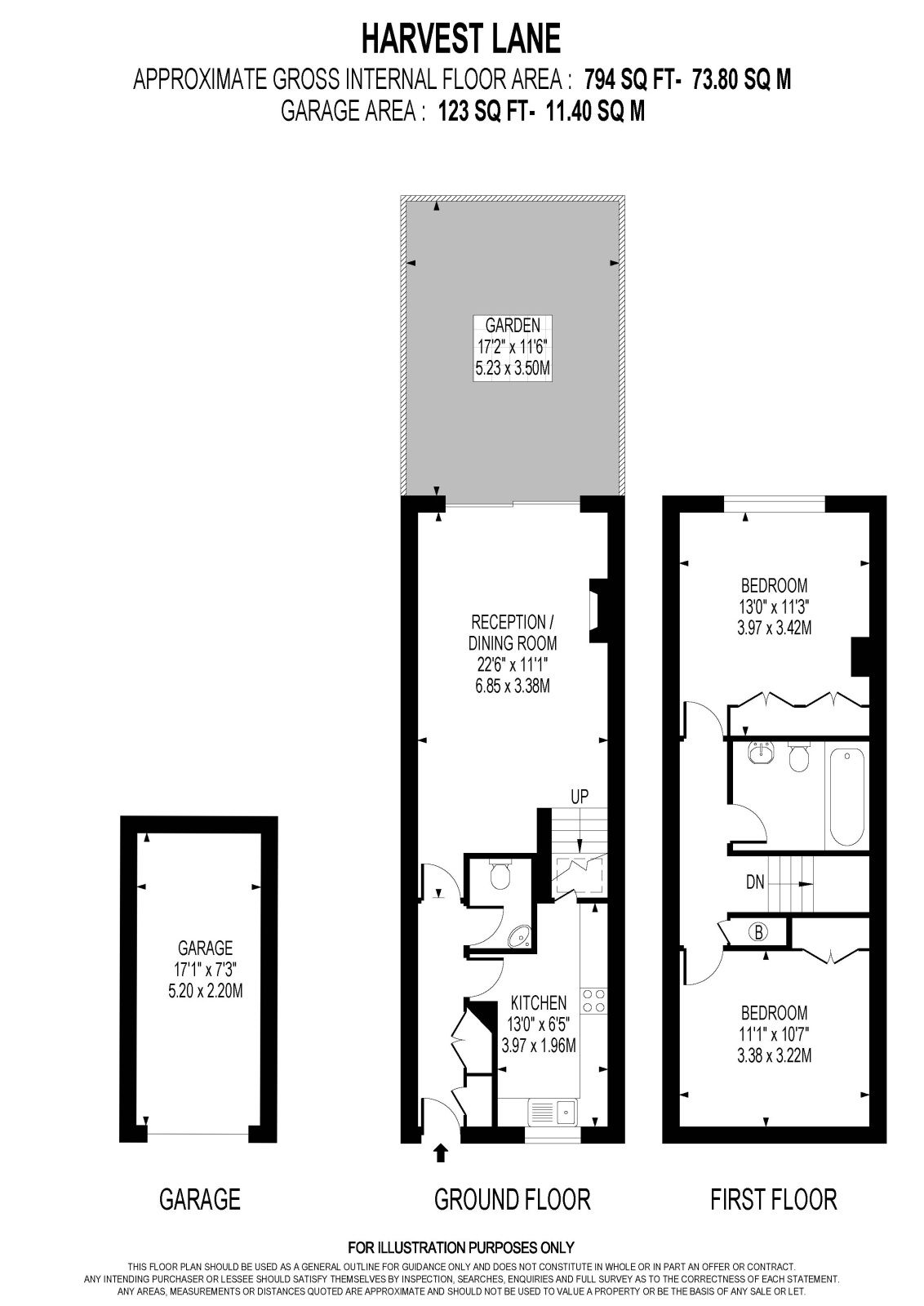 2 bed terraced house for sale in Harvest Lane, Thames Ditton, Surrey
