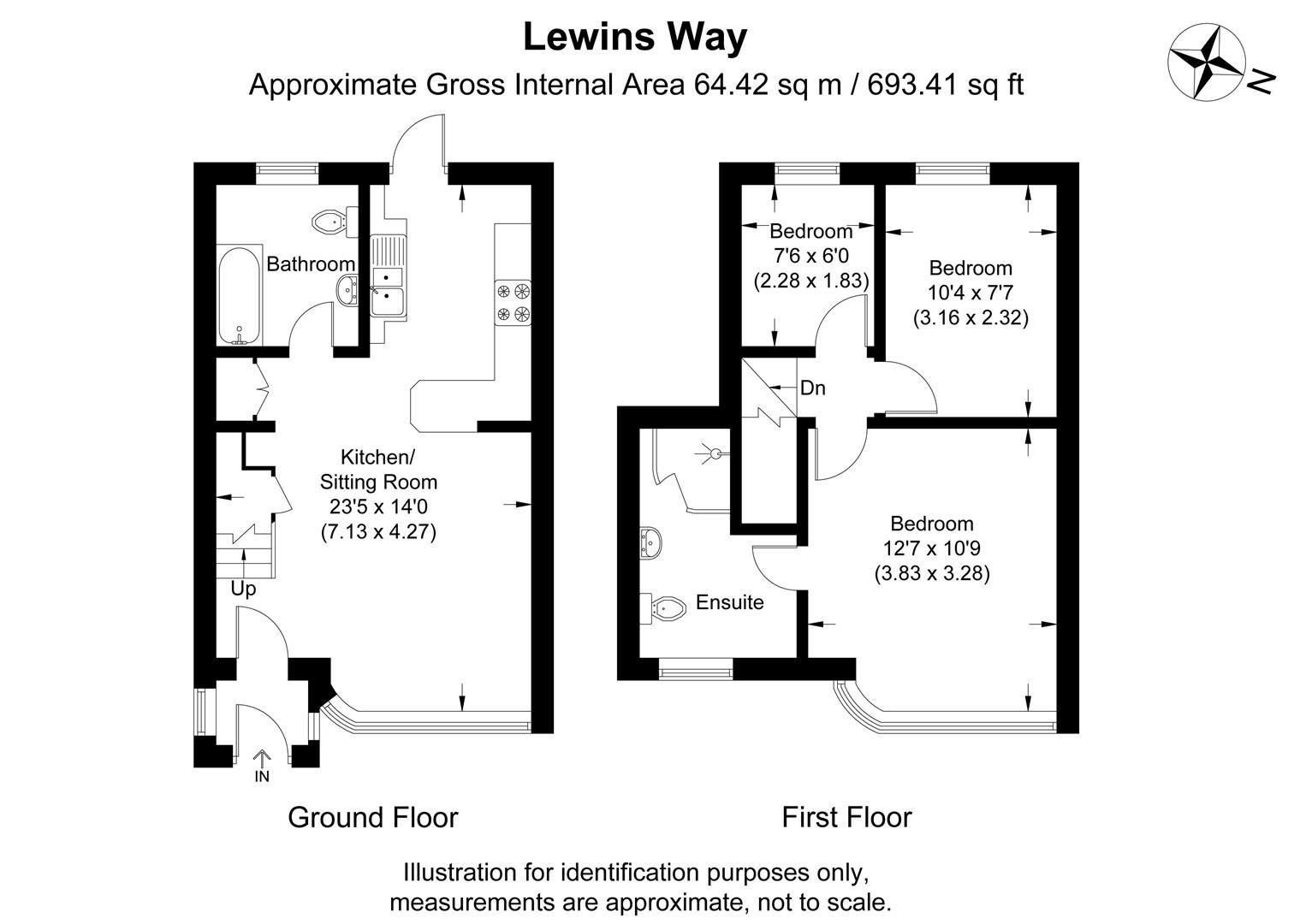 3 bed terraced house for sale in Lewins Way, Cippenham, Slough SL1 Zoopla