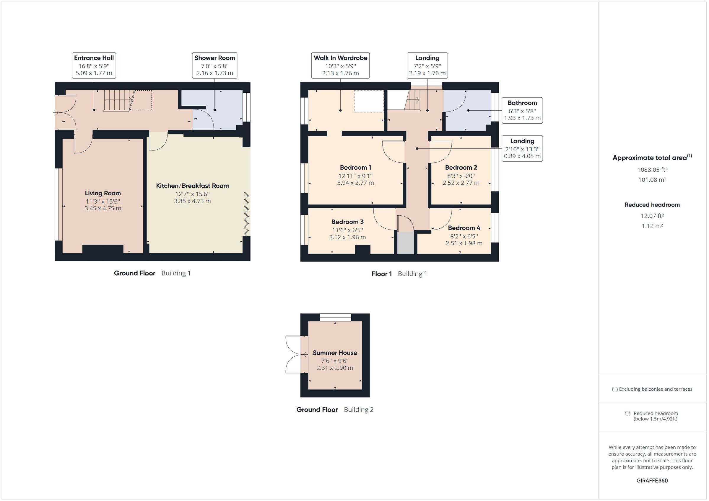 4 bed semidetached house for sale in Denman Drive, Ashford, Surrey