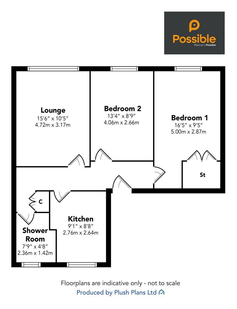 2 bed flat for sale in 19 Duchess Street Stanley, Perthshire PH1 Zoopla