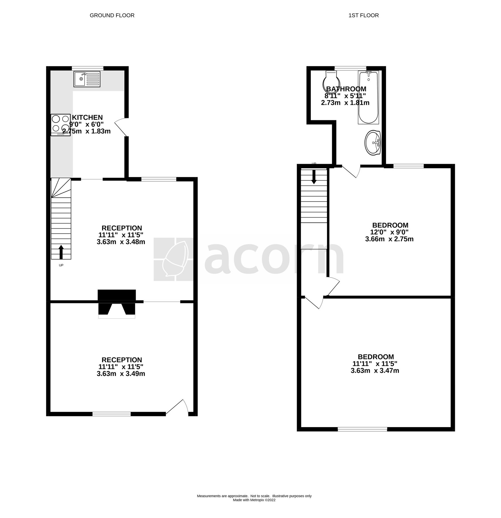 2 bed terraced house for sale in New Road, South Darenth, Dartford DA4