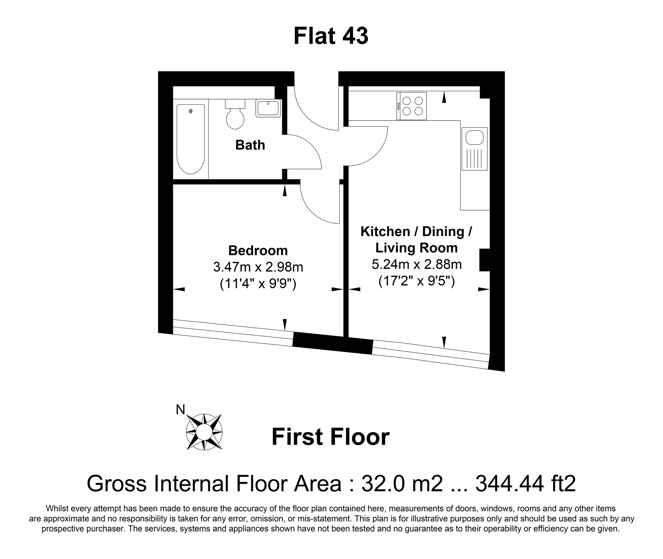 New home, 1 bed flat for sale in Vulcan House, Restmor Way, Wallington