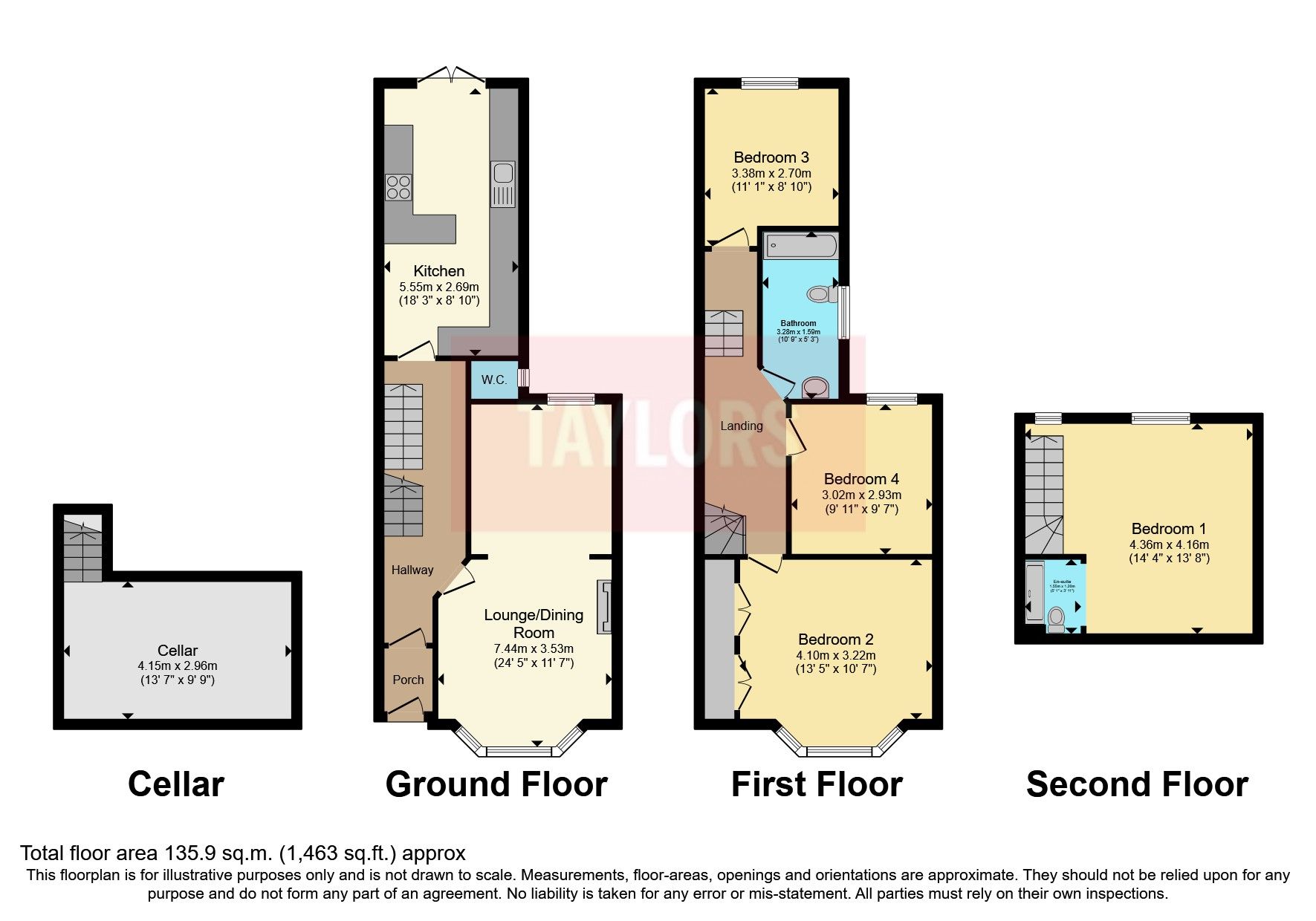 4 bed terraced house for sale in King Edward Road, Northampton