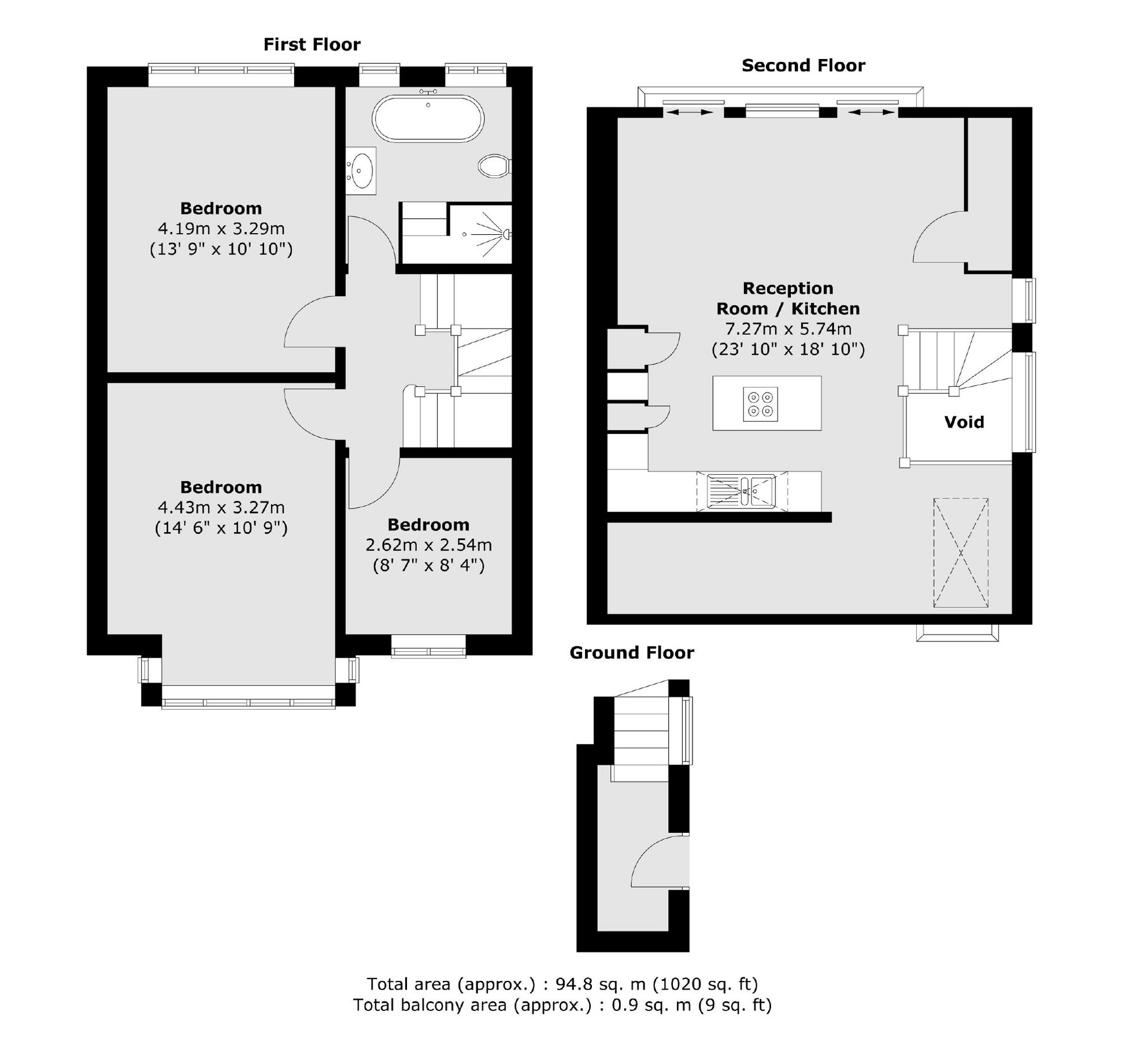 3 bed flat for sale in Leamington Avenue, Morden SM4 Zoopla