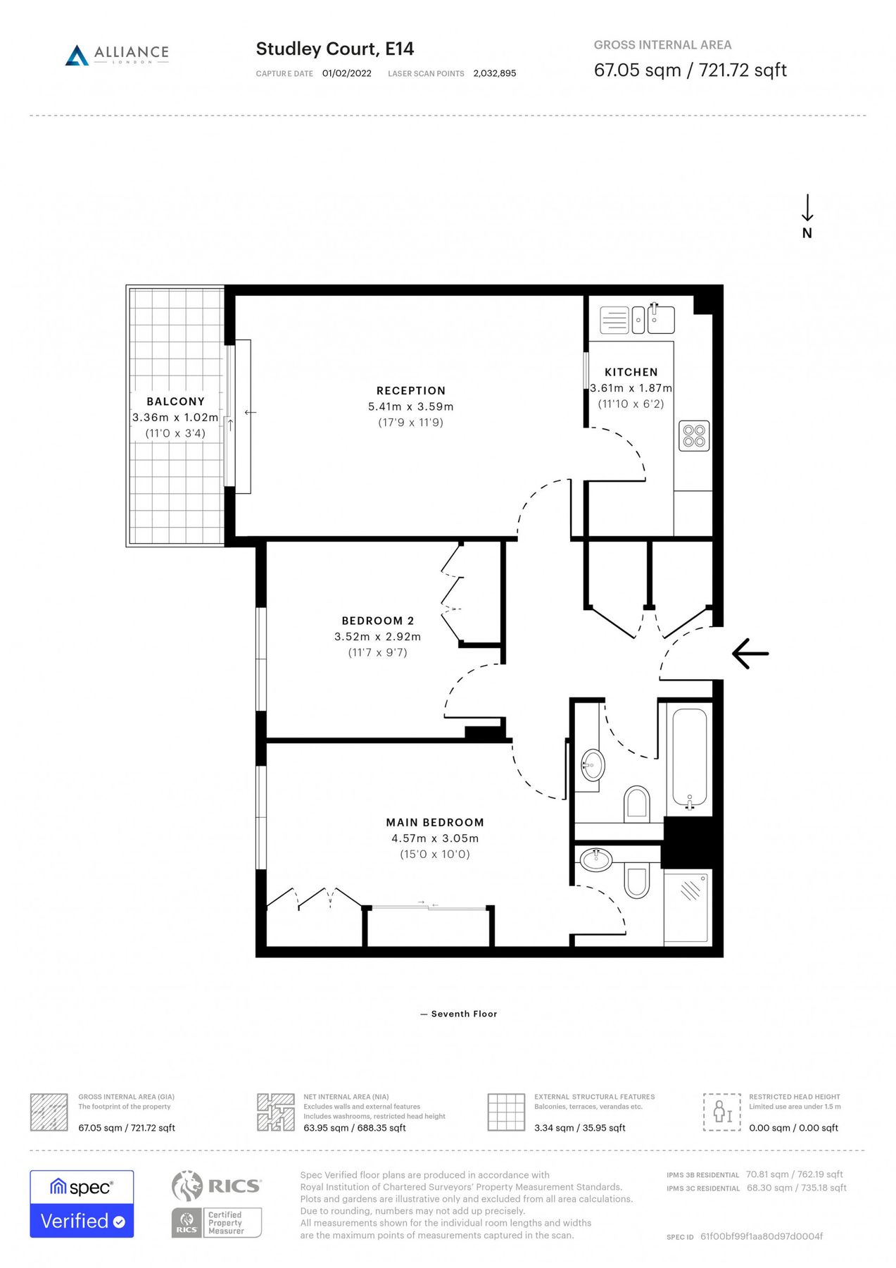 2 bed flat to rent in Studley Court, Virginia Quay E14 Zoopla