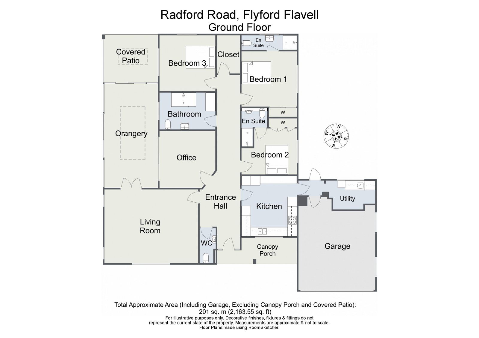 3 bed bungalow for sale in Radford Road, Flyford Flavell, Worcester WR7