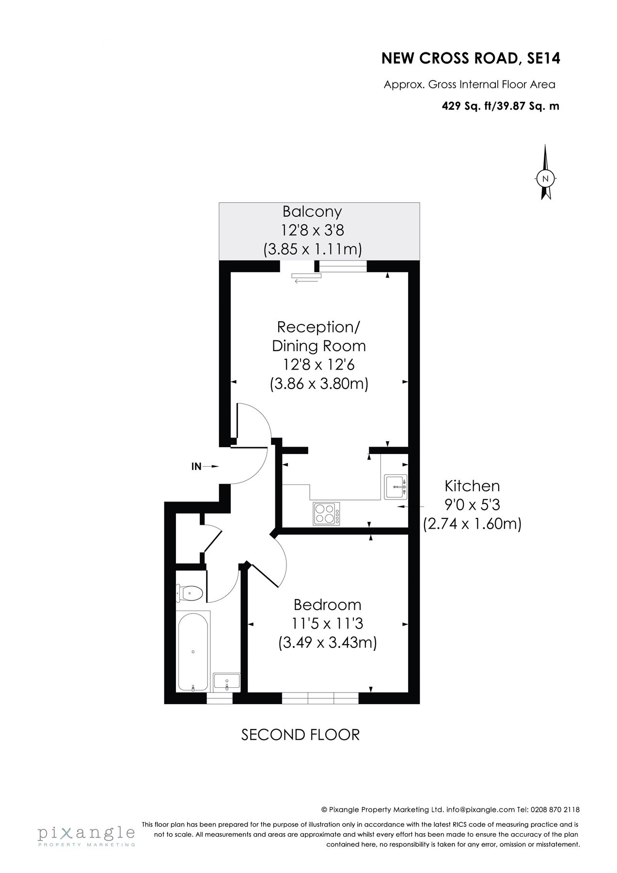 1 bed flat to rent in New Cross Road, London SE14 Zoopla