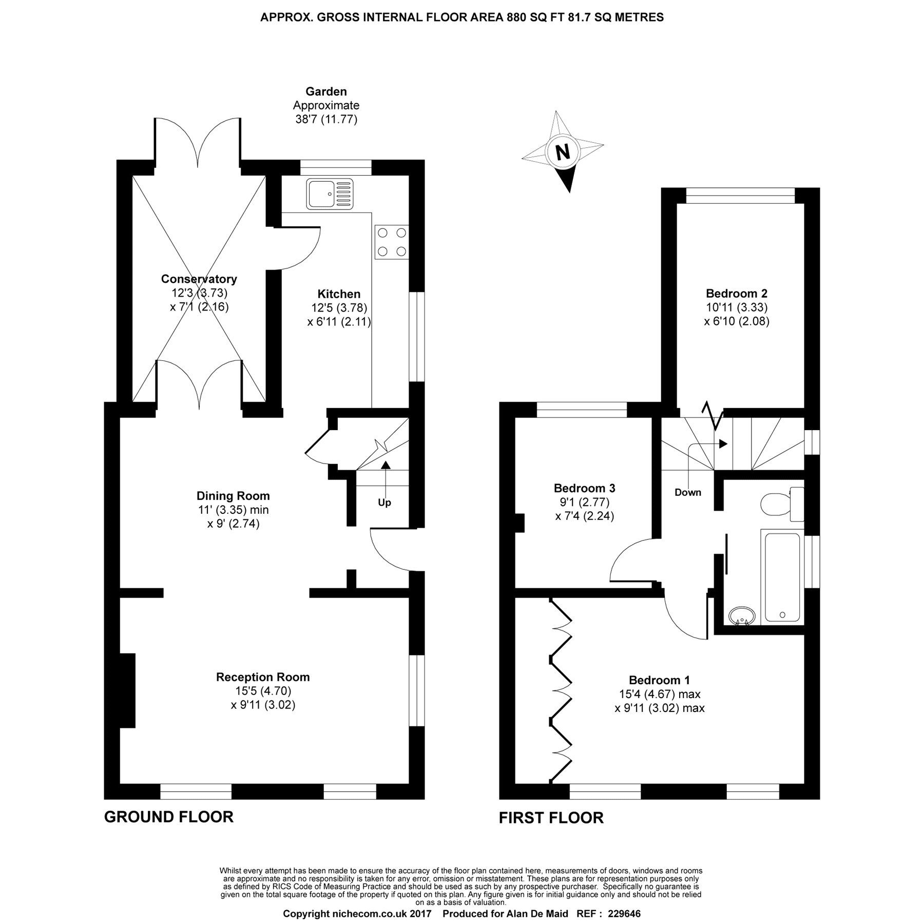 3 bed semidetached house for sale in Brookmead Close, Orpington BR5