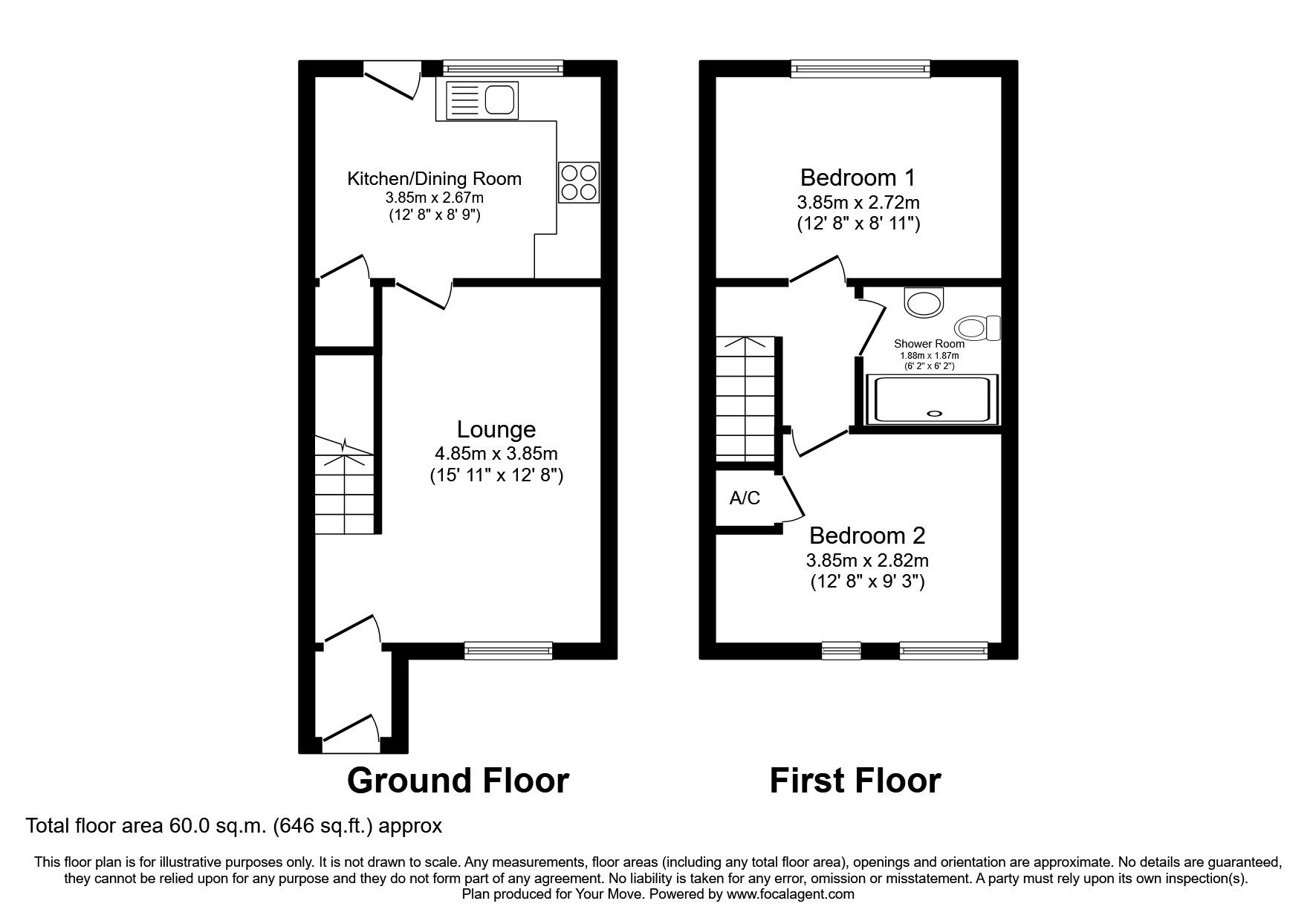 2 bed end terrace house for sale in Penshurst Way, Nuneaton