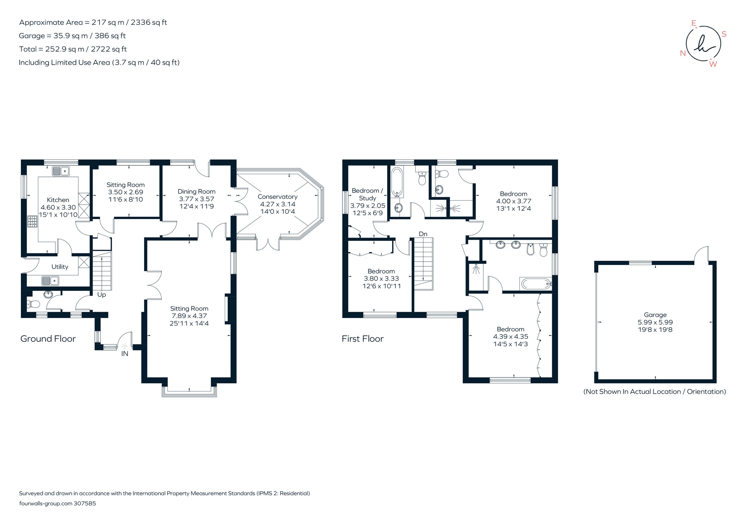 4 bed detached house for sale in Whinshill Court, Cross Road