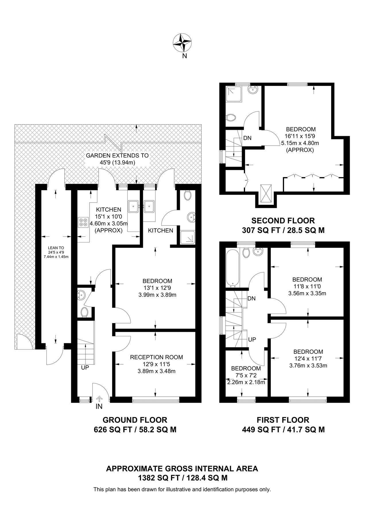 5 bed property to rent in White Hart Lane, London, 5Qn, Wood Green