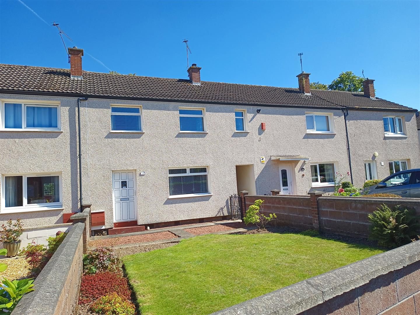 3 bed terraced house for sale in Mannering Avenue, Lochside, Dumfries
