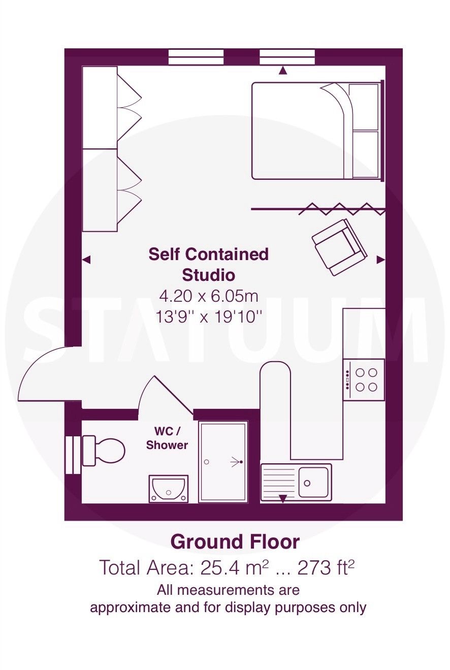 Studio to rent in Queens Road, Walthamstow Central, London E17 Zoopla