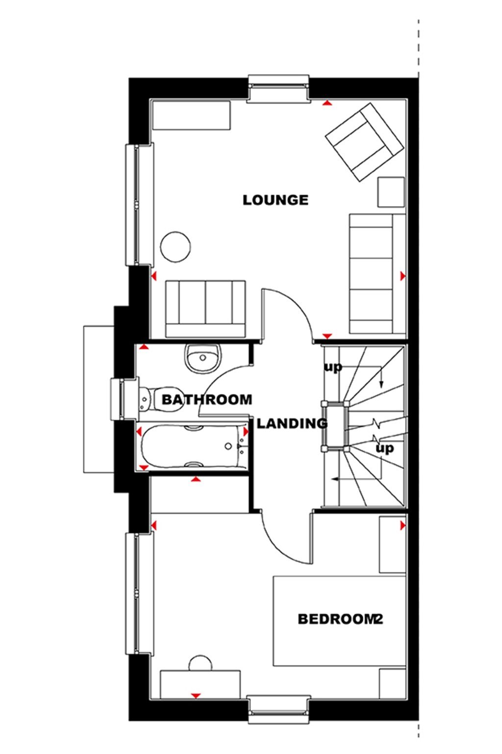New home, 3 bed semidetached house for sale in "Brentford" at