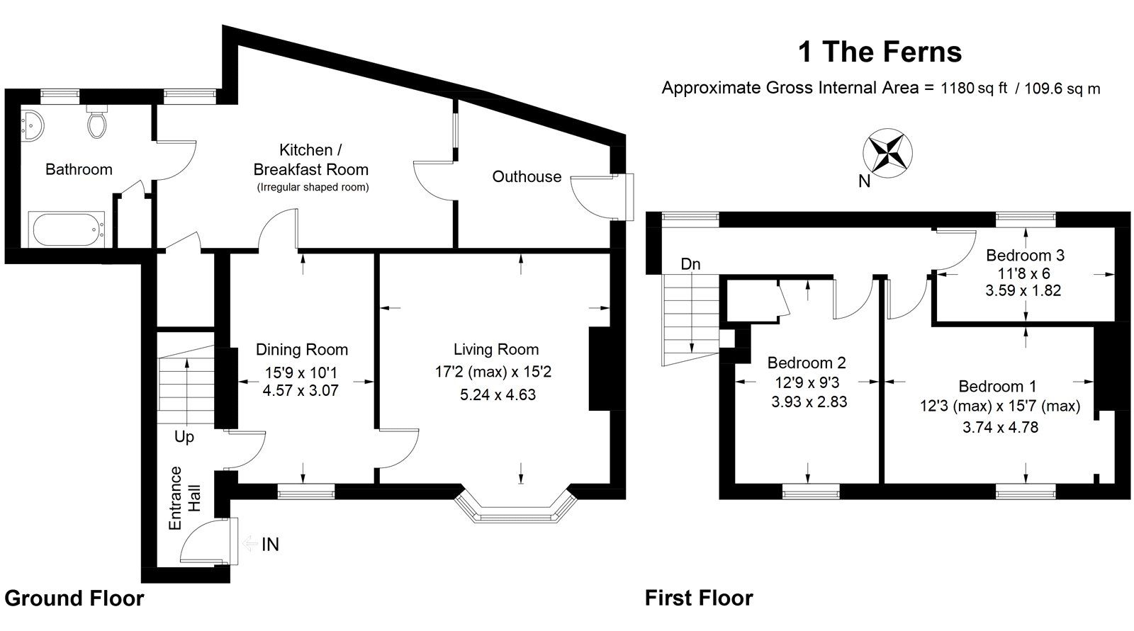 3 bed end terrace house for sale in The Ferns, Ogbourne St.