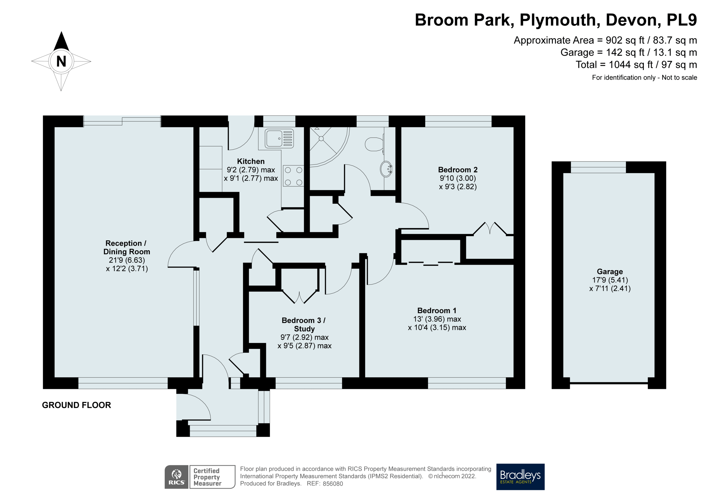 3 bed detached bungalow for sale in Broom Park, Plymouth, Devon PL9