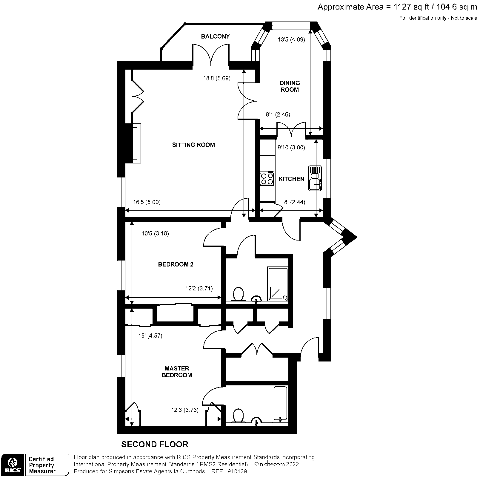 2 bed flat for sale in Victoria Place, Esher Park Avenue, Esher KT10 Zoopla
