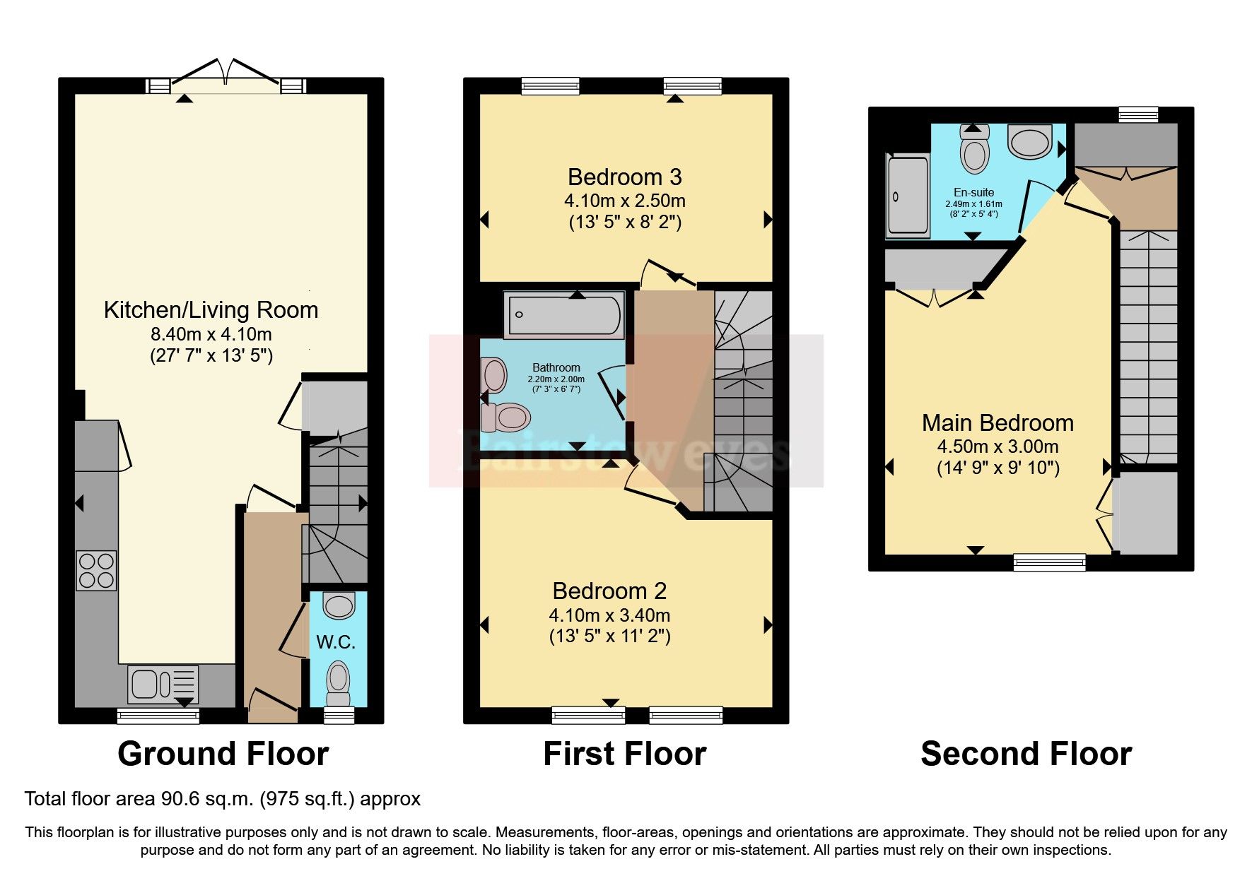 3 bed end terrace house for sale in Brampton Field, Ditton, Aylesford