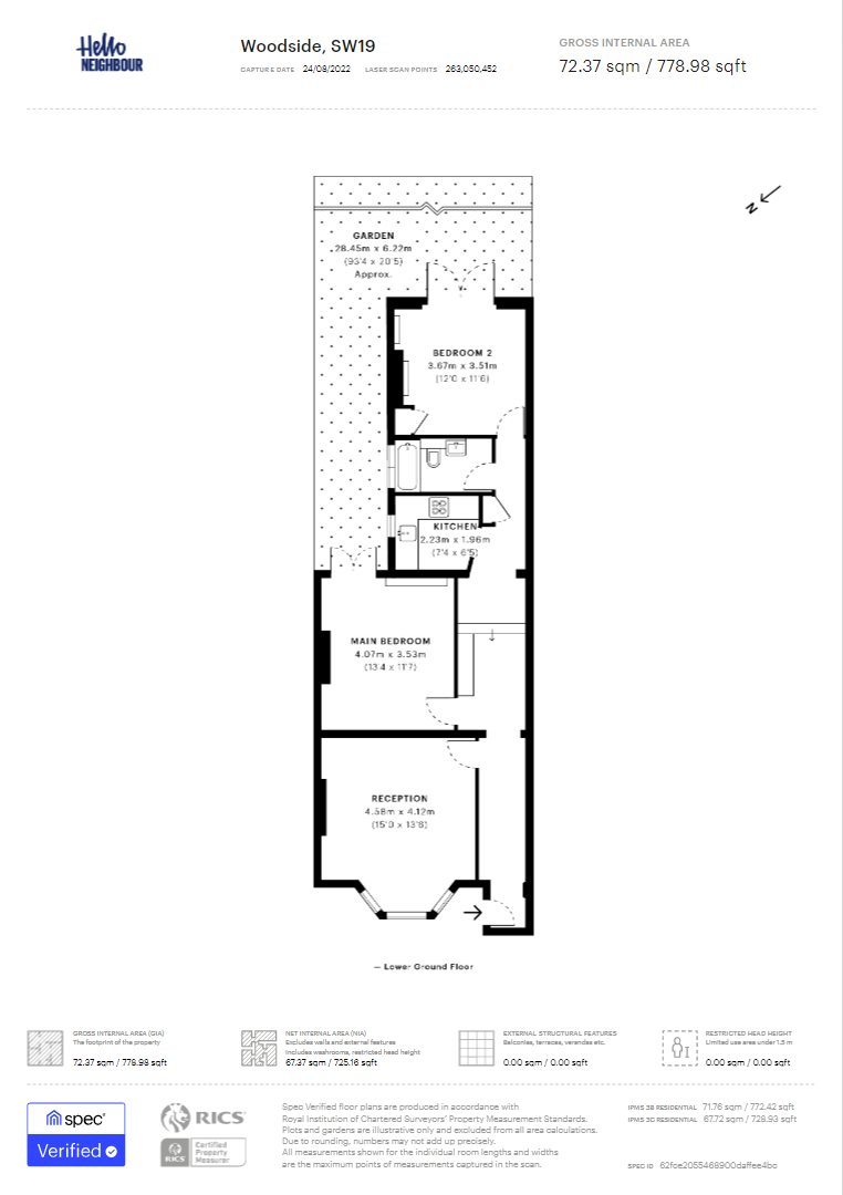 2 bed flat to rent in Woodside, London SW19 Zoopla