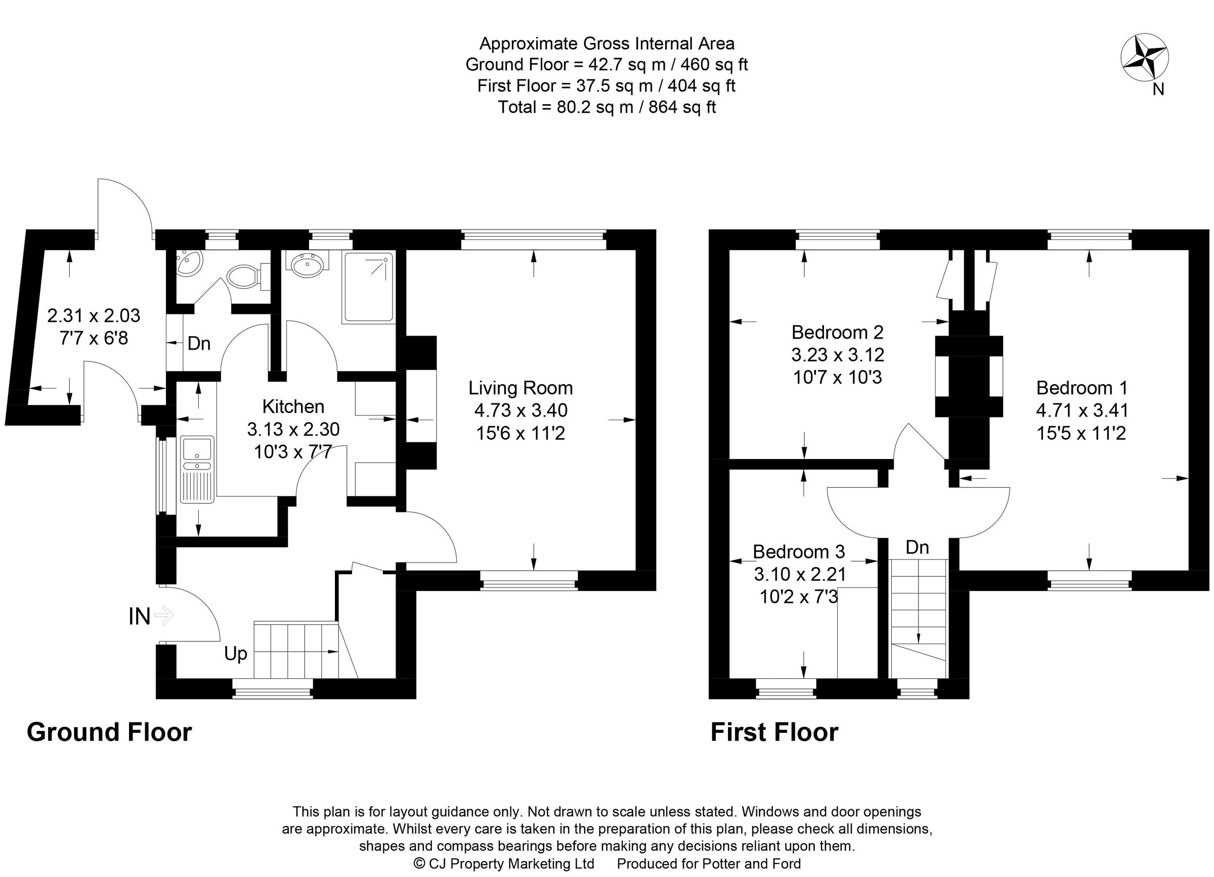 3 bed semidetached house for sale in Two Dells Lane, Ashley Green