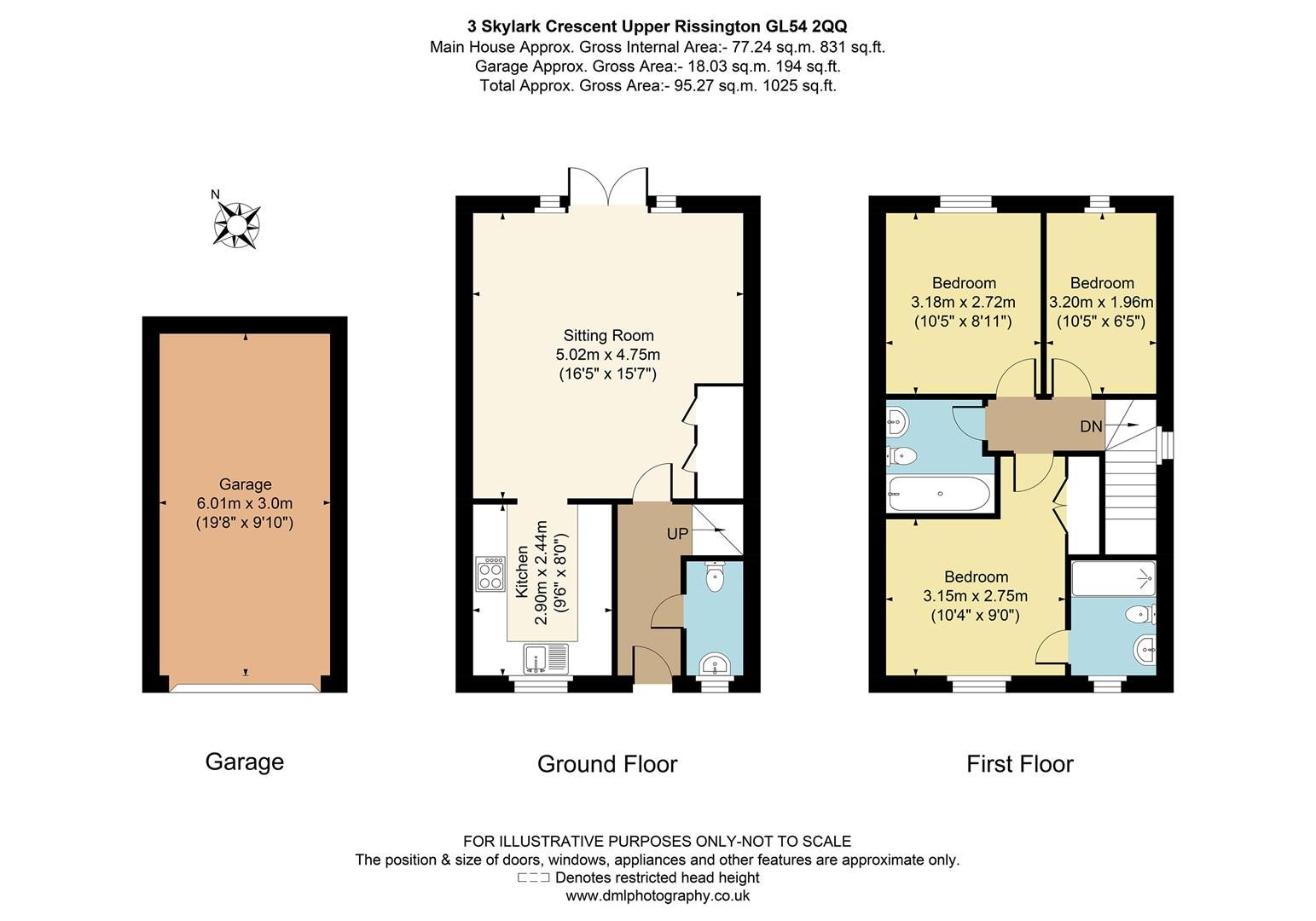 3 bed semidetached house for sale in Skylarks Crescent, Upper