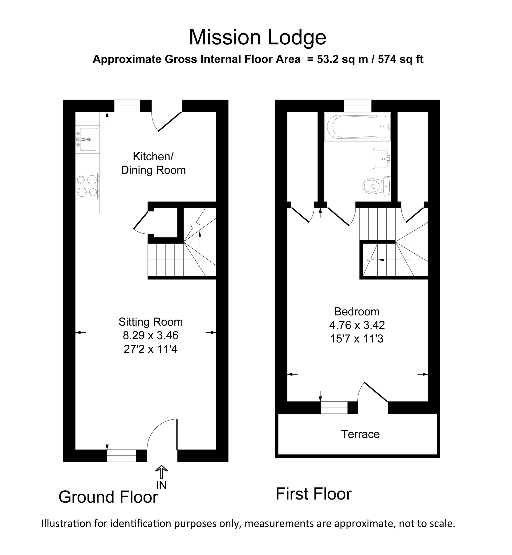 1 bed terraced house for sale in Waterloo Road, Uxbridge, Middlesex UB8