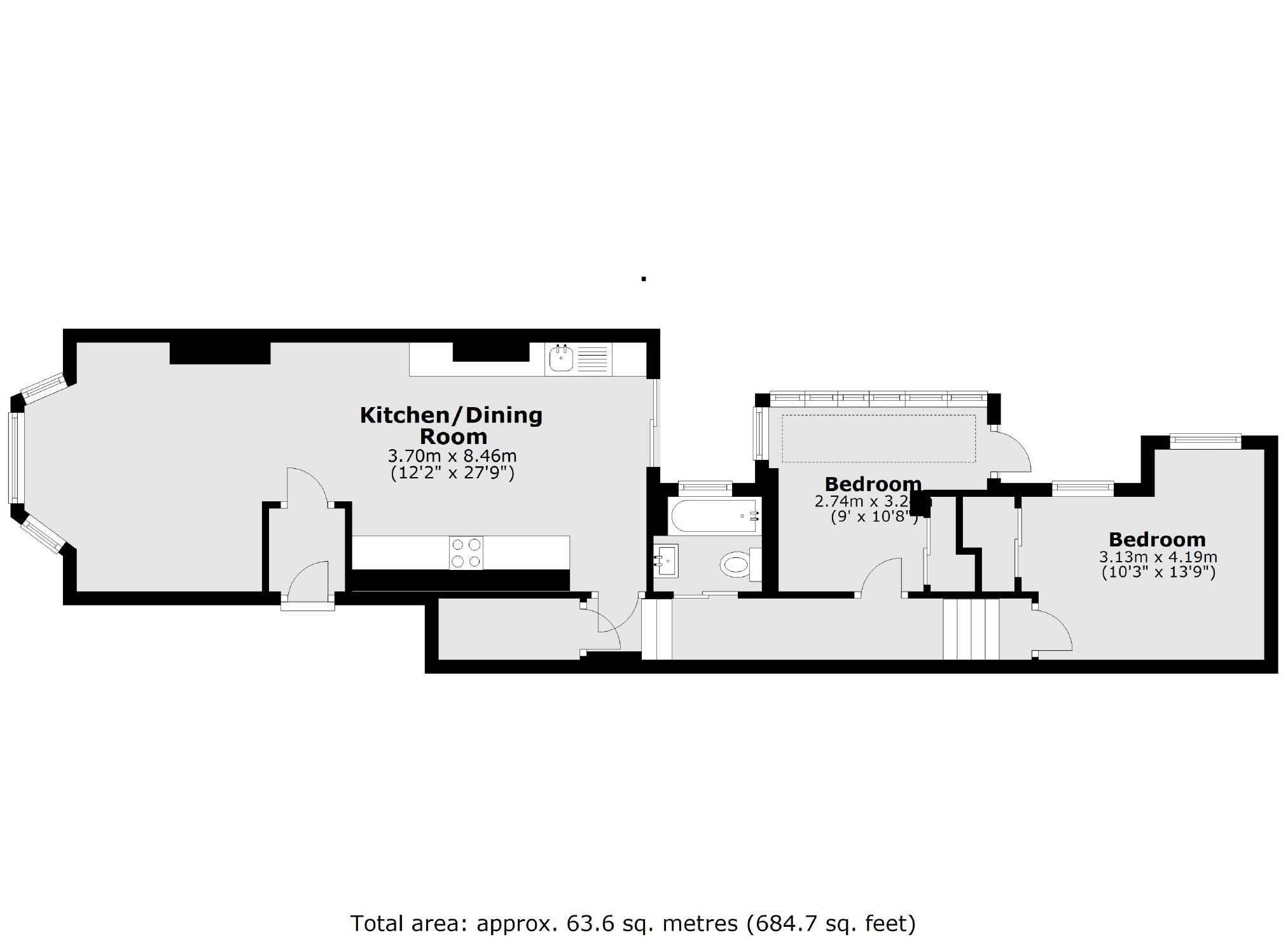 2 bed flat for sale in Countess Road, London NW5 Zoopla