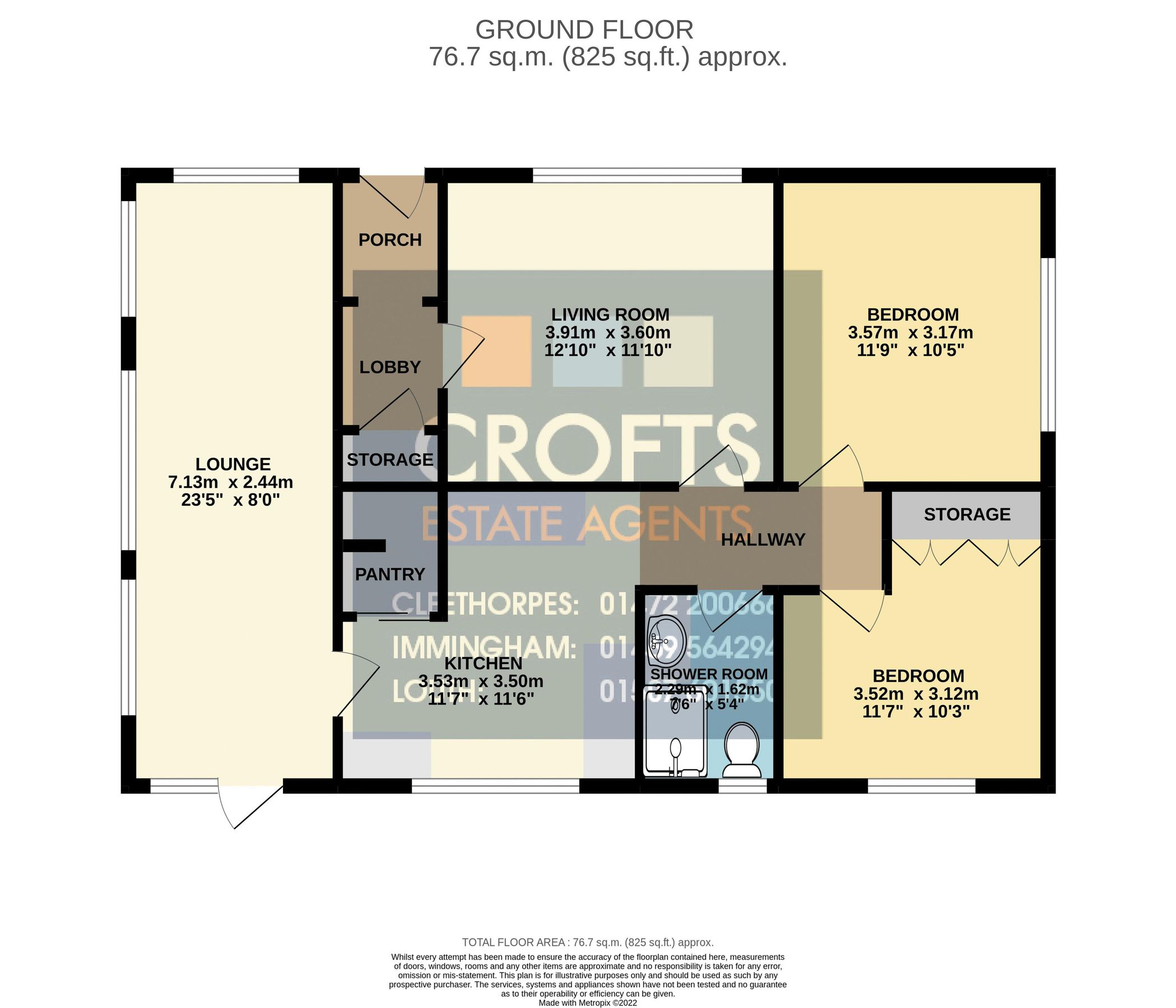 2 bed property for sale in Humberston Fitties, Humberston, Grimsby DN36