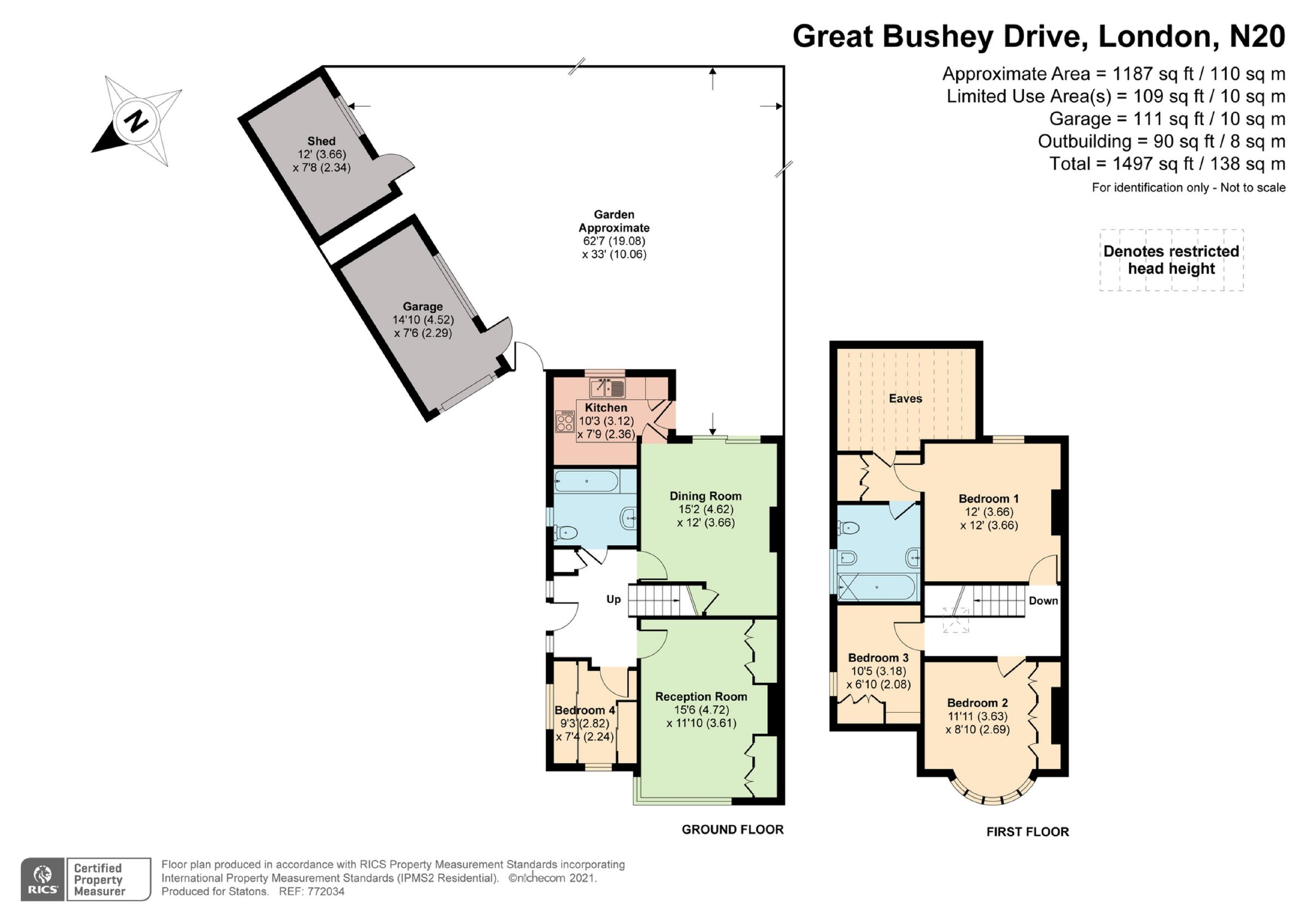 3 bed property for sale in Great Bushey Drive, Totteridge, London N20