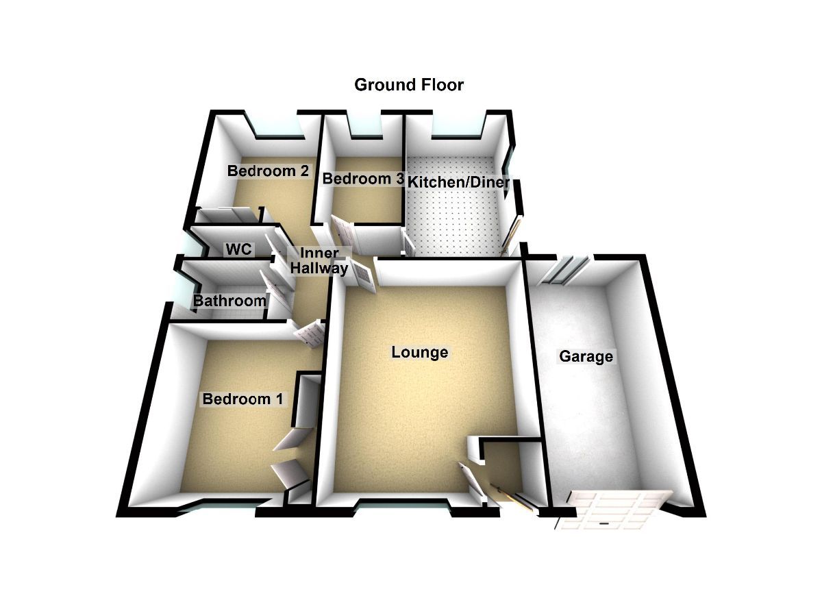 3 bed bungalow for sale in Hest Bank Lane, Hest Bank, Lancaster LA2