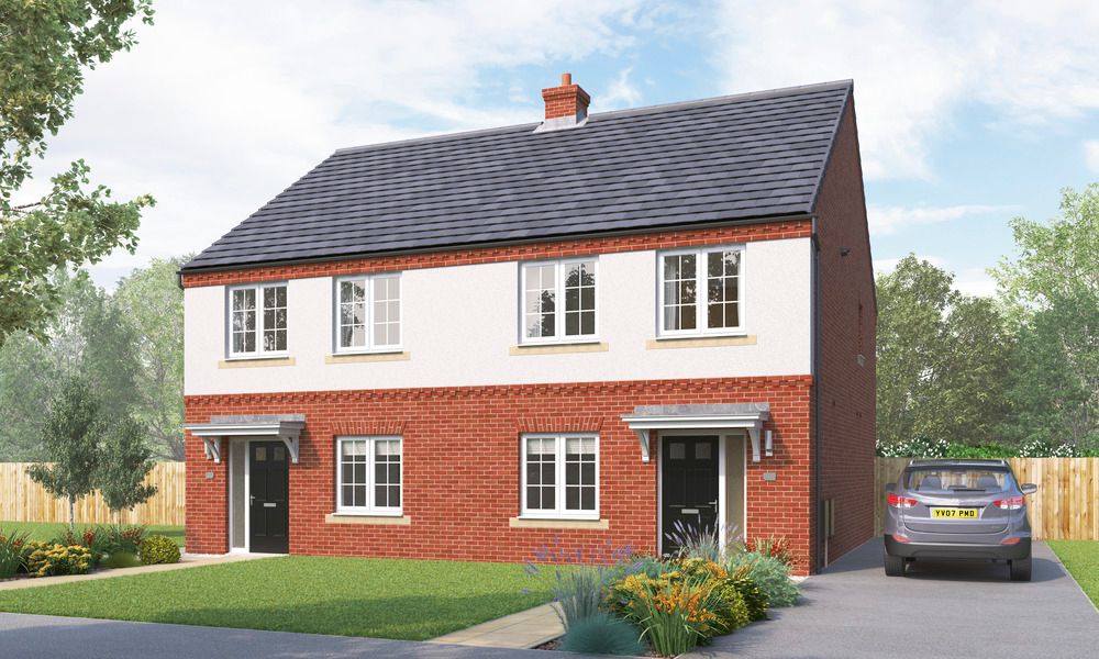 New home, 3 bed property for sale in Greenhill Road, Coalville LE67