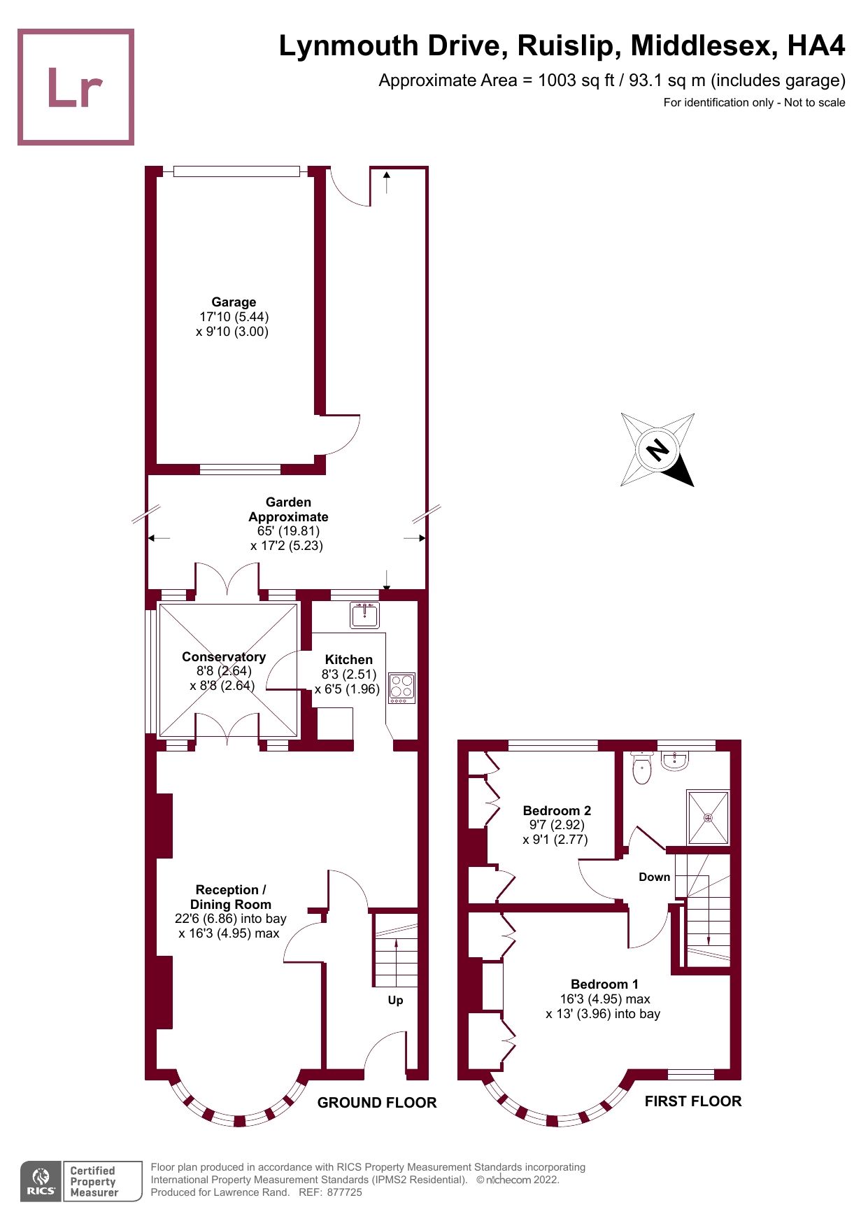2 bed terraced house for sale in Lynmouth Drive, Ruislip, Middlesex HA4