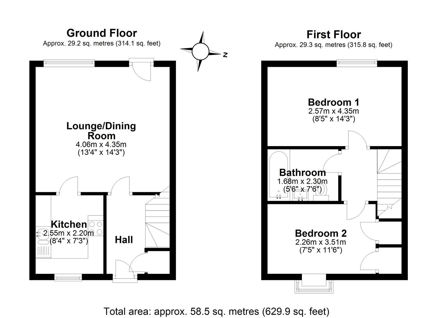 2 bed terraced house for sale in Charnwood Close, Birchwood, Warrington
